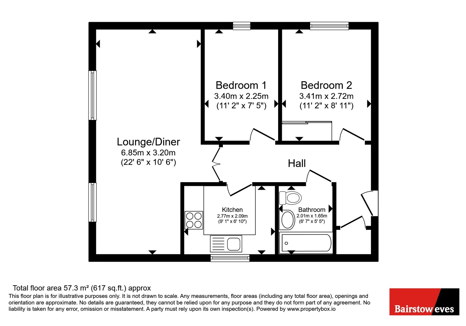 35, Friars Close, Ilford floorplan