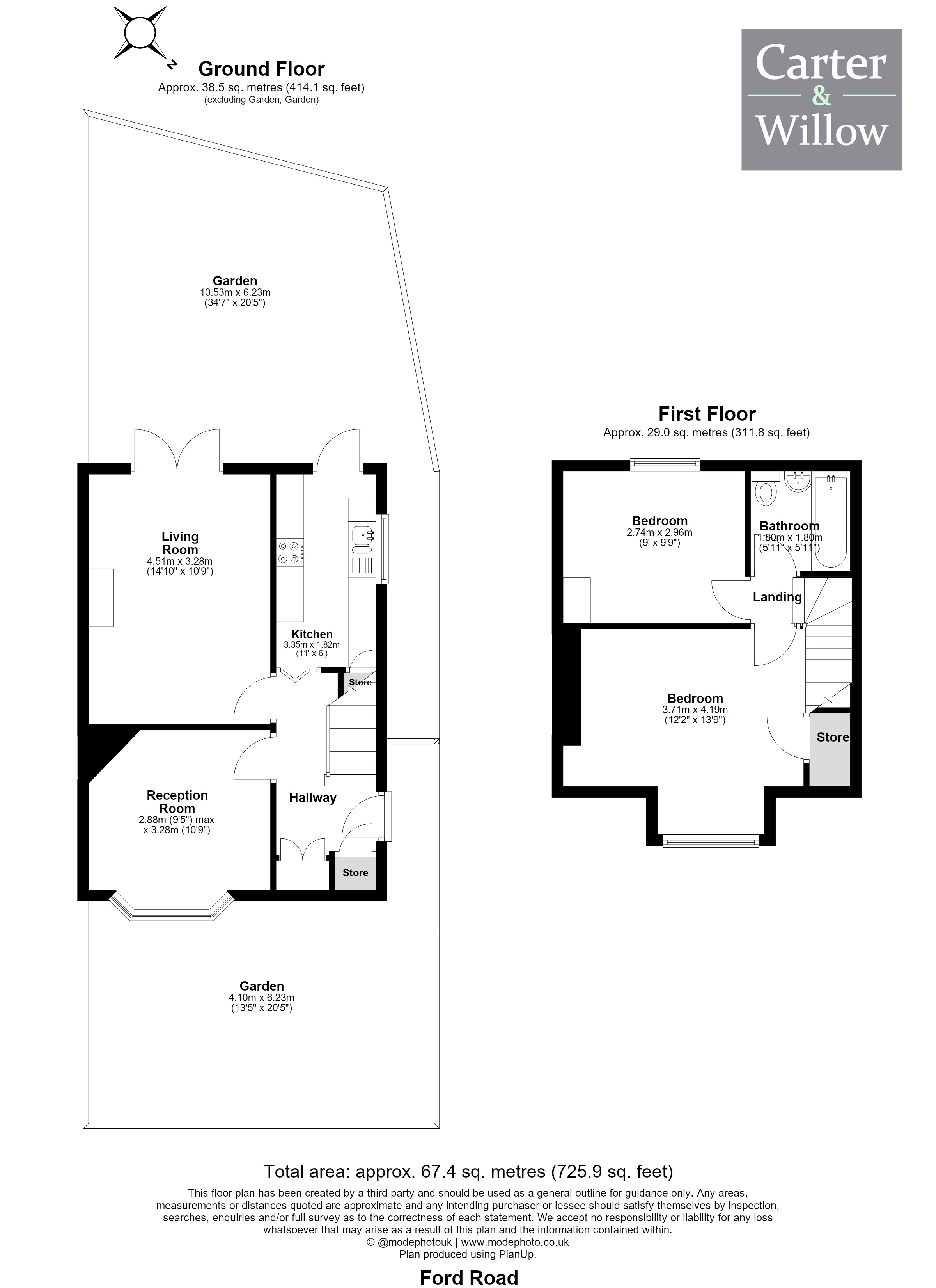 183, Ford Road, Dagenham floorplan