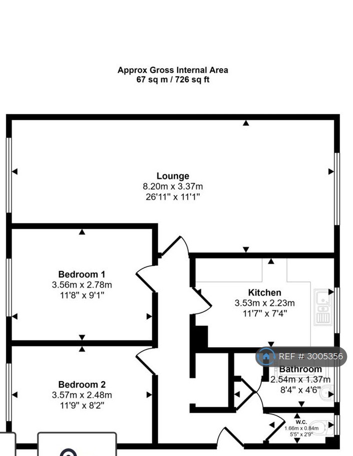 Kimptons Mead, Potters Bar floorplan