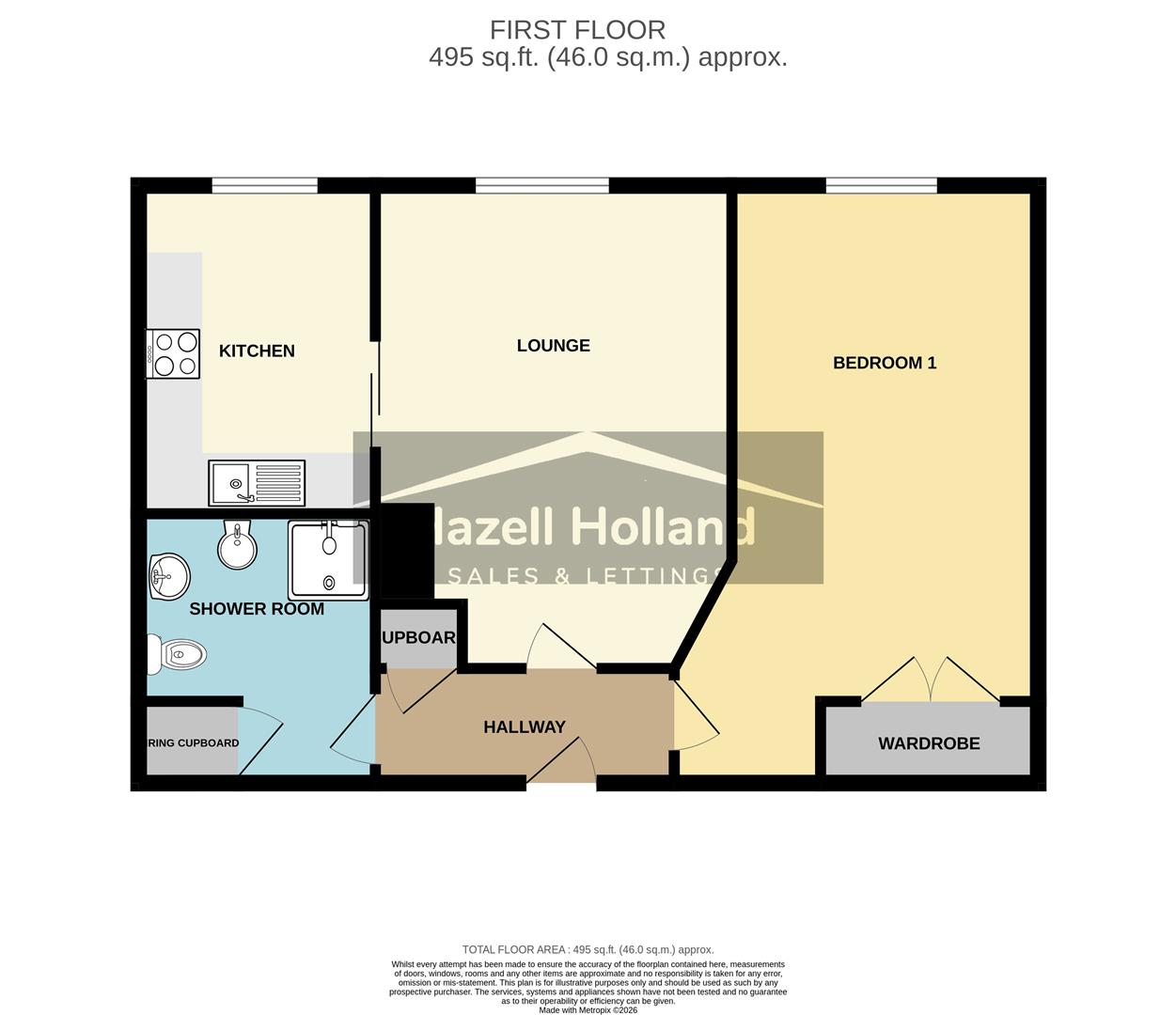 Flat 22 Inglewood, The Spinney, Kent floorplan