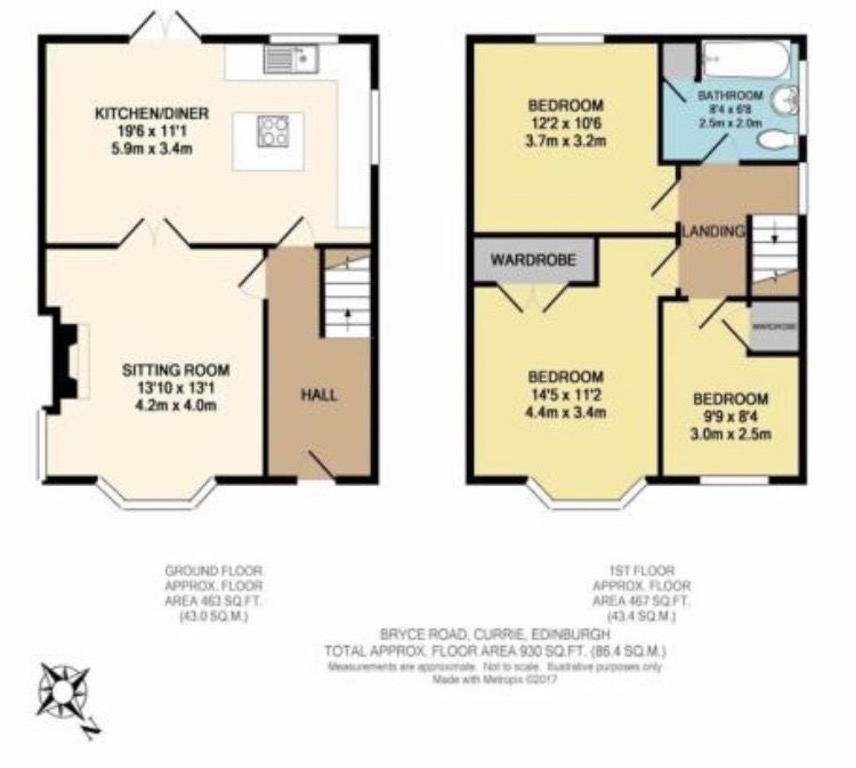 Bryce Road, Currie, Edinburgh, EH14 5LW, Edinburgh floorplan