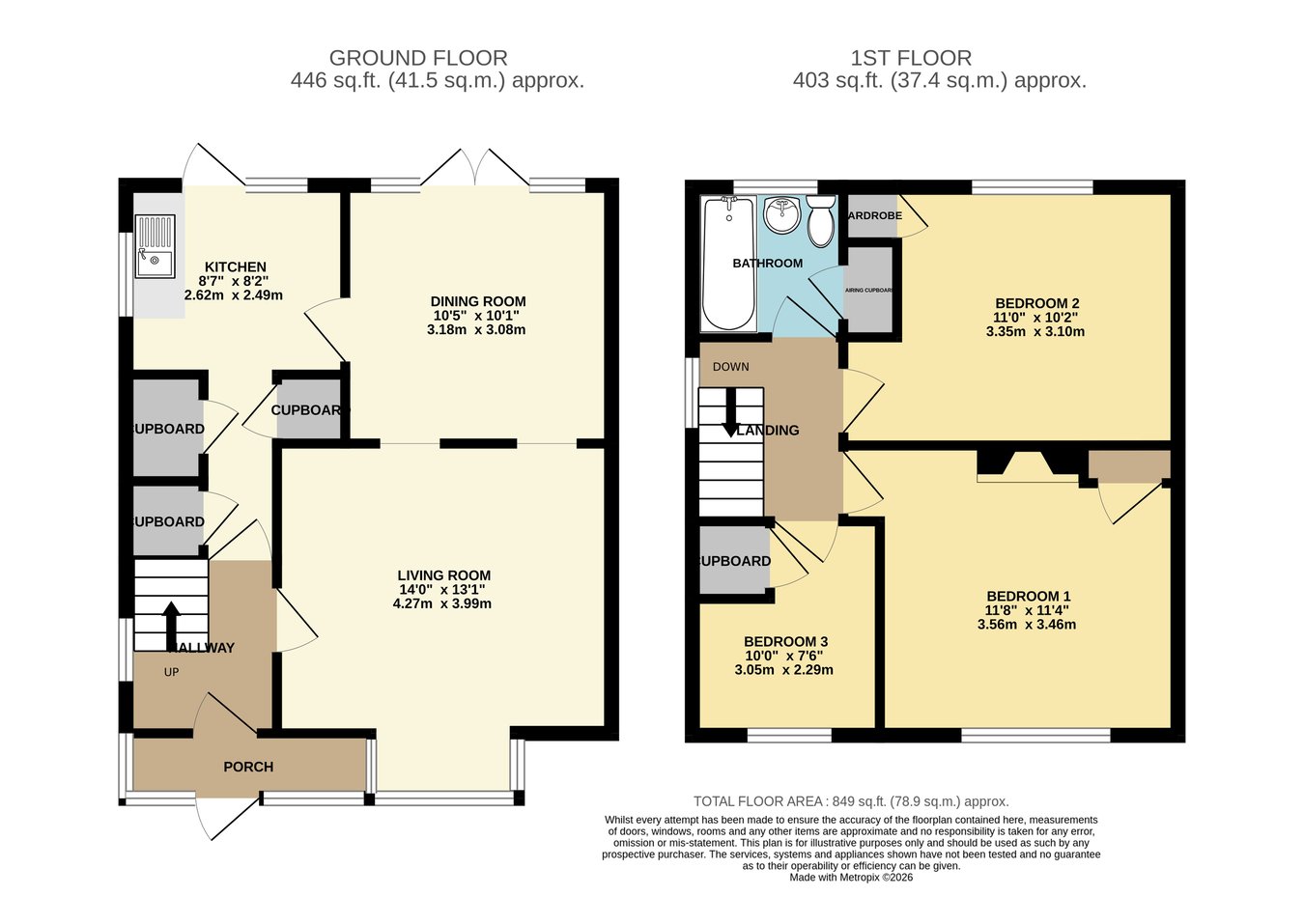 28, Brookside Avenue, Ashford floorplan