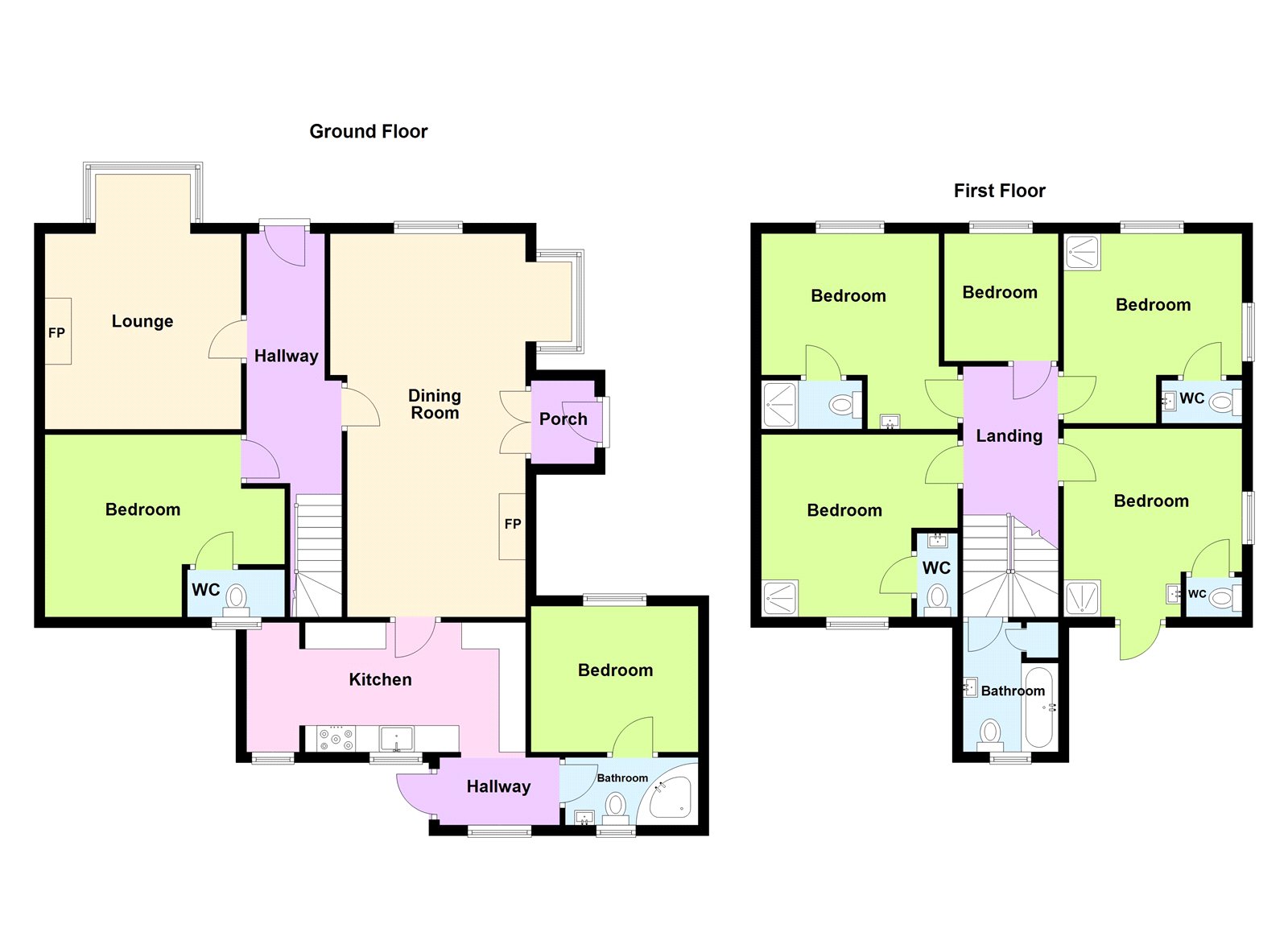 Jubilee Guest House,, Stammers Road, Pembrokeshire floorplan