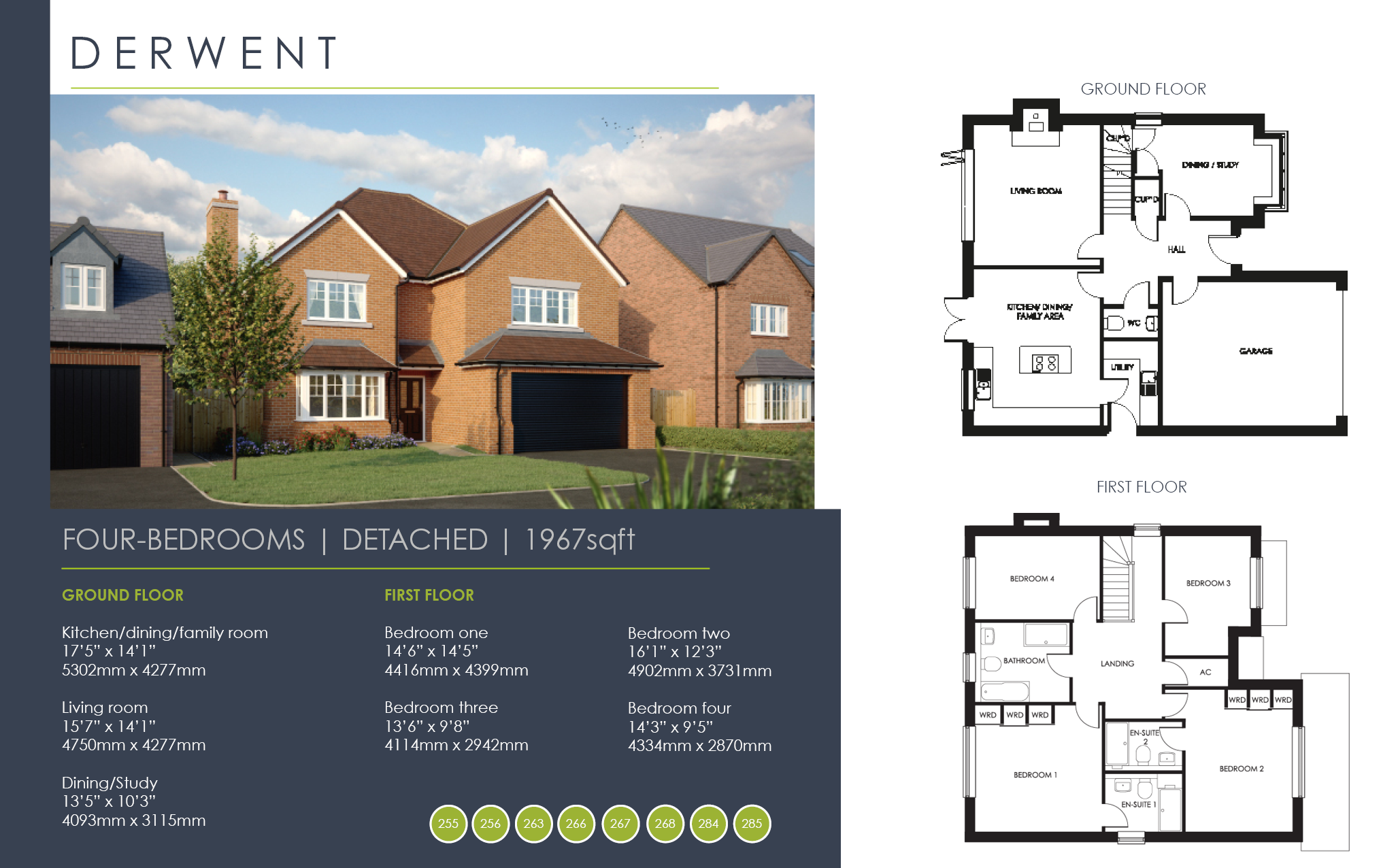 16, "The Derwent", Christopher Turley Drive, Telford floorplan