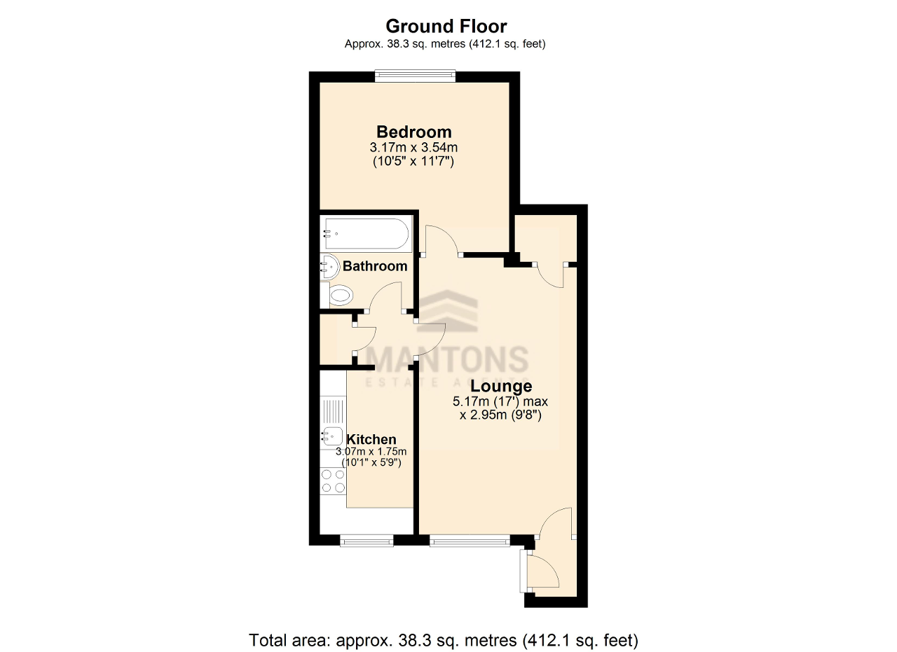 1 Bedrooms Maisonette for sale in Repton Close, Luton, Bedfordshire LU3