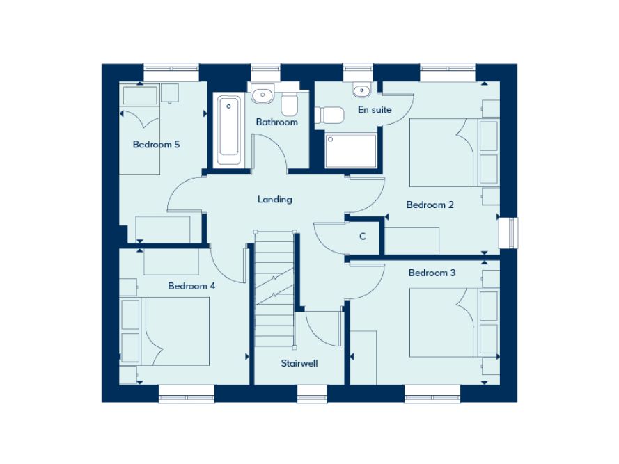 111, Budding Close, Fareham floorplan