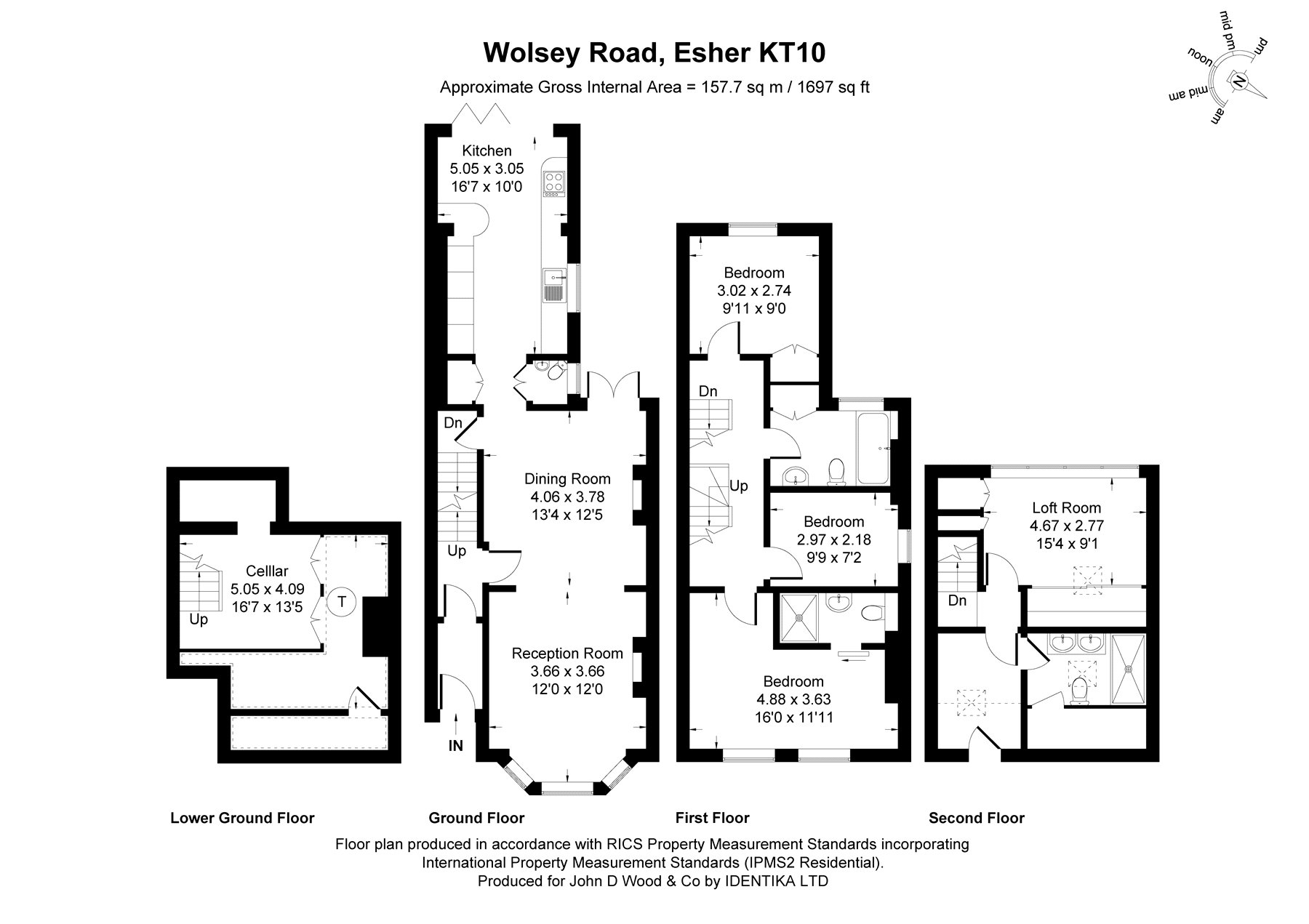 42, Wolsey Road, Surrey floorplan