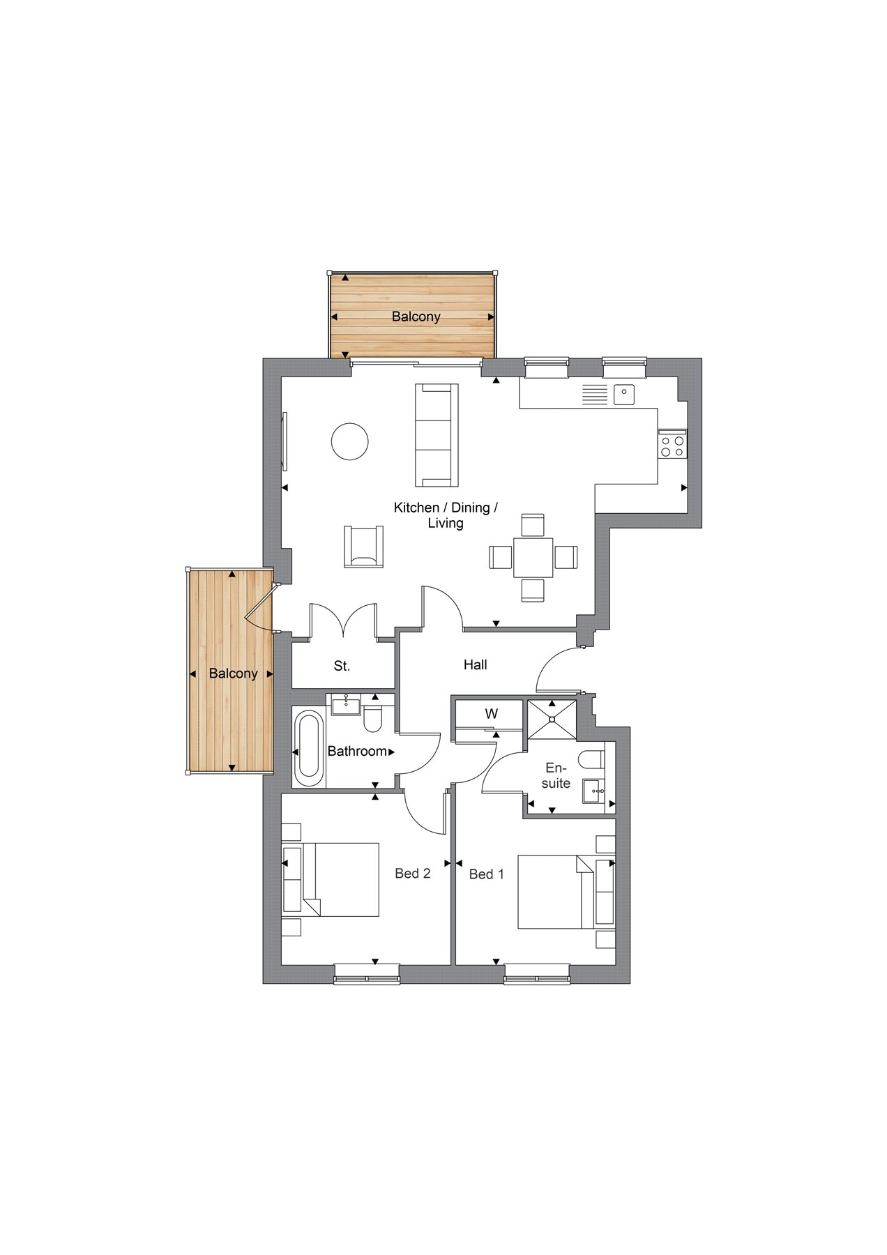 Unit 15 Heatherdown Gardens,, Shores Road, Surrey floorplan