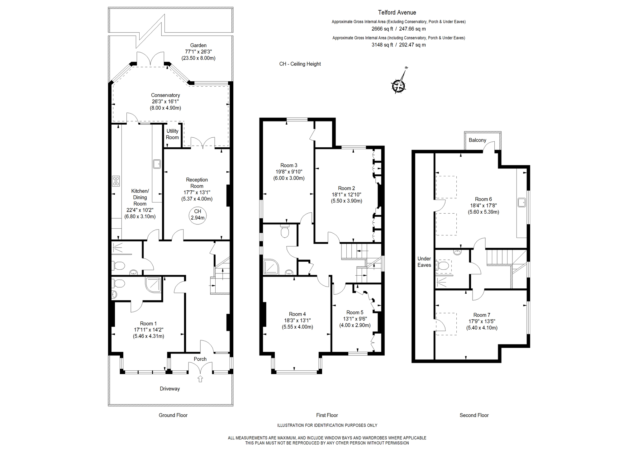 1 Telford Avenue, London floorplan