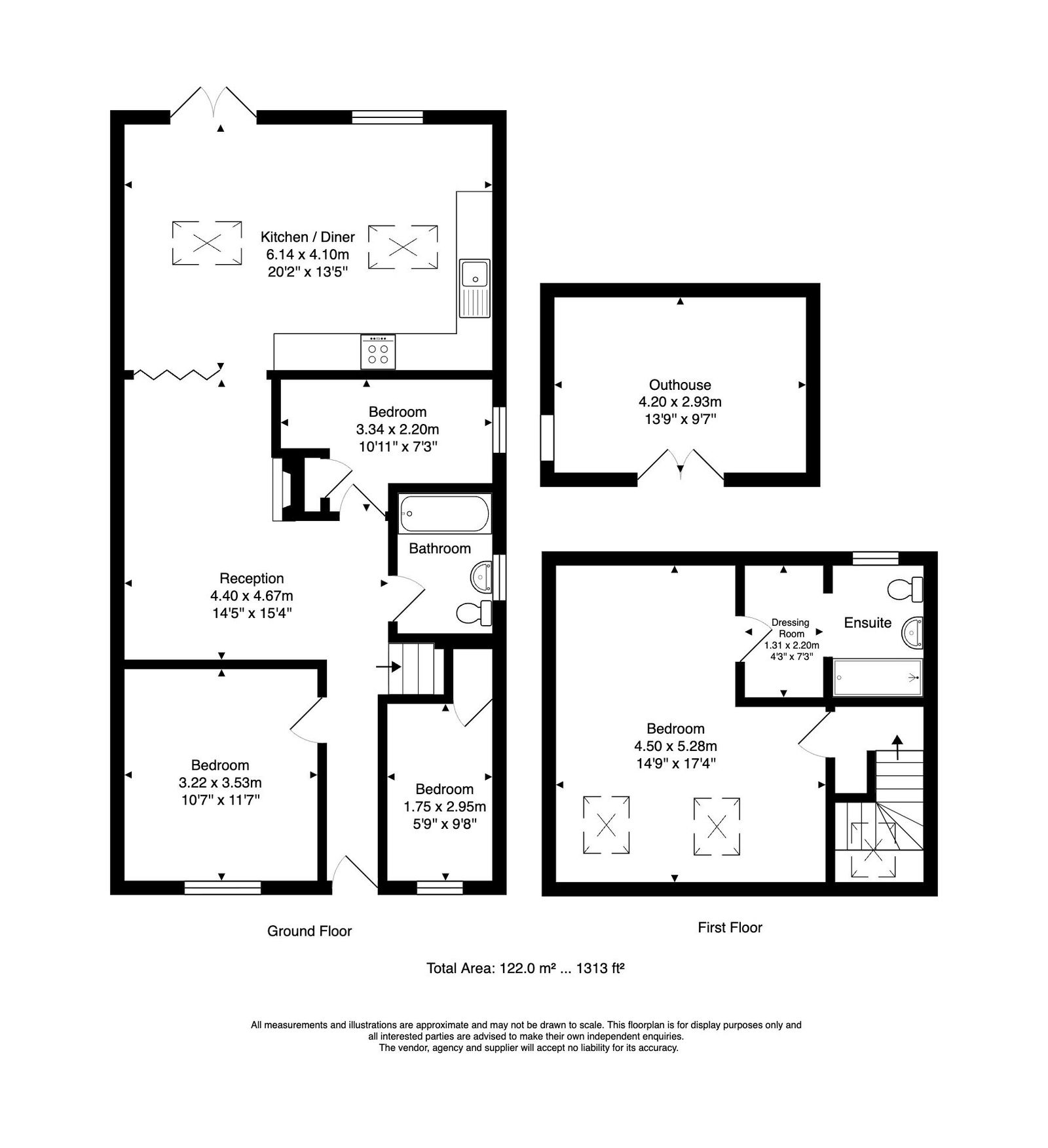 30, Peashill Close, Loughborough floorplan