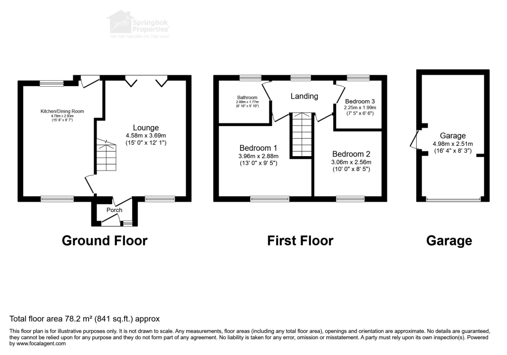 10, Wimbourne Close, Nuneaton floorplan