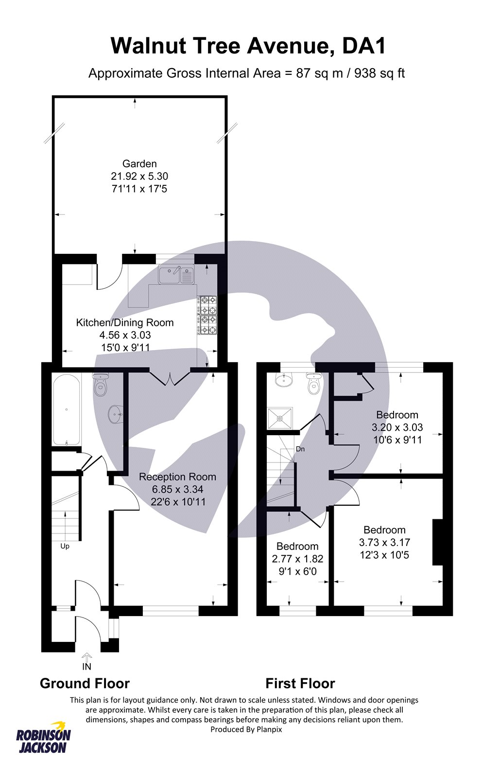 Walnut Tree Avenue, Dartford, Kent DA1, 3 bedroom terraced house for