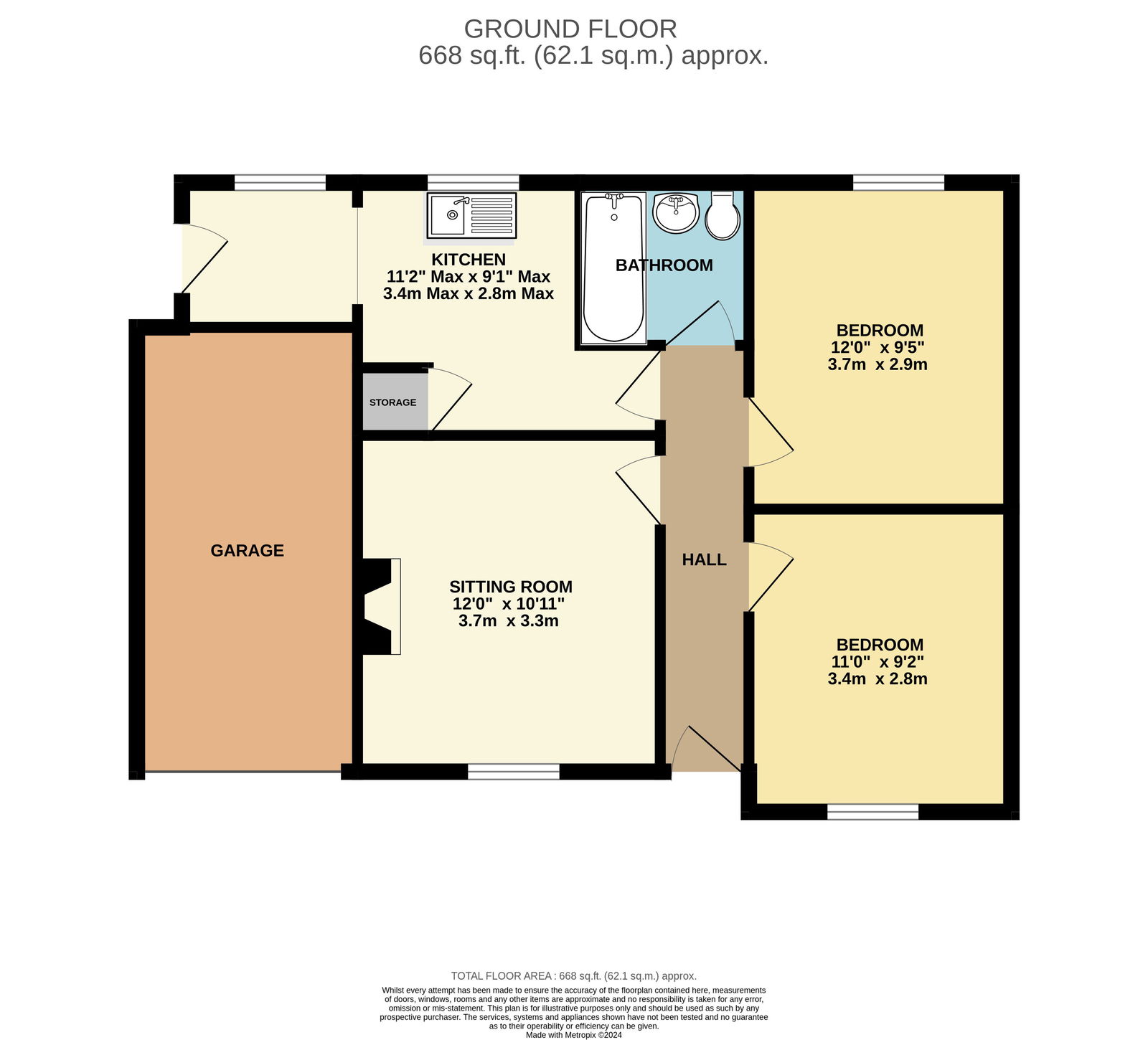 Church Street, Kempsey, Worcestershire, WR5 floorplan