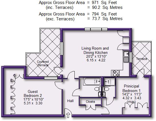 2 Bedrooms Flat for sale in Connaught Place, Hale Road, Hale Barns WA15