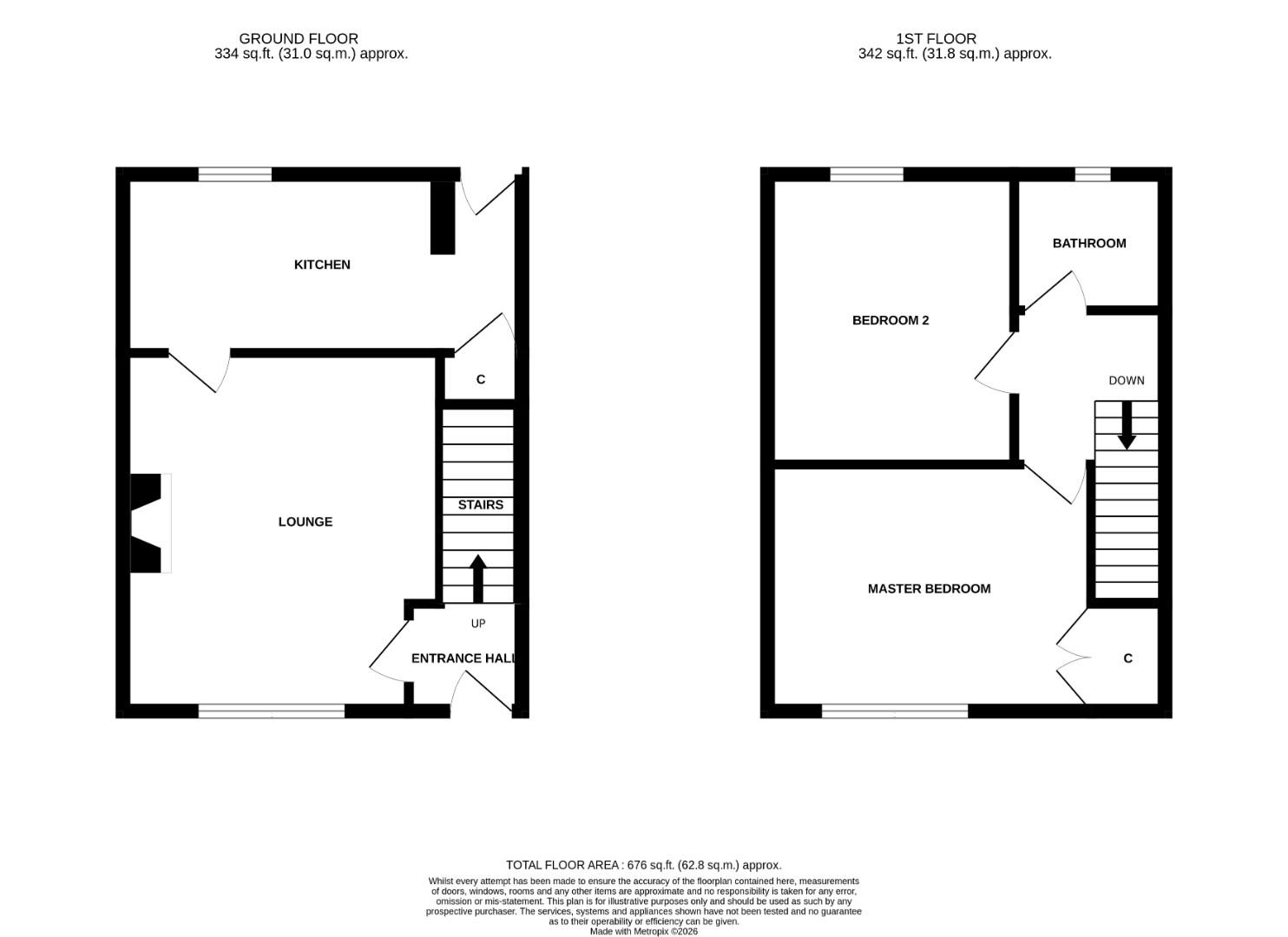 57, Livingstone Drive, Falkirk floorplan