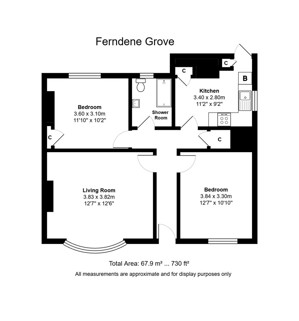 73, Ferndene Grove, Newcastle Upon Tyne floorplan