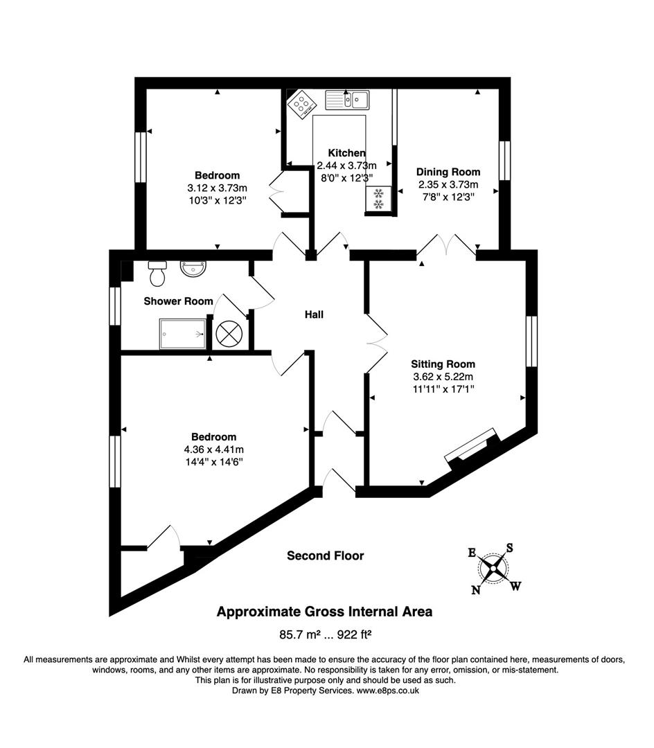 42, Upper Brook Hill, Woodstock floorplan
