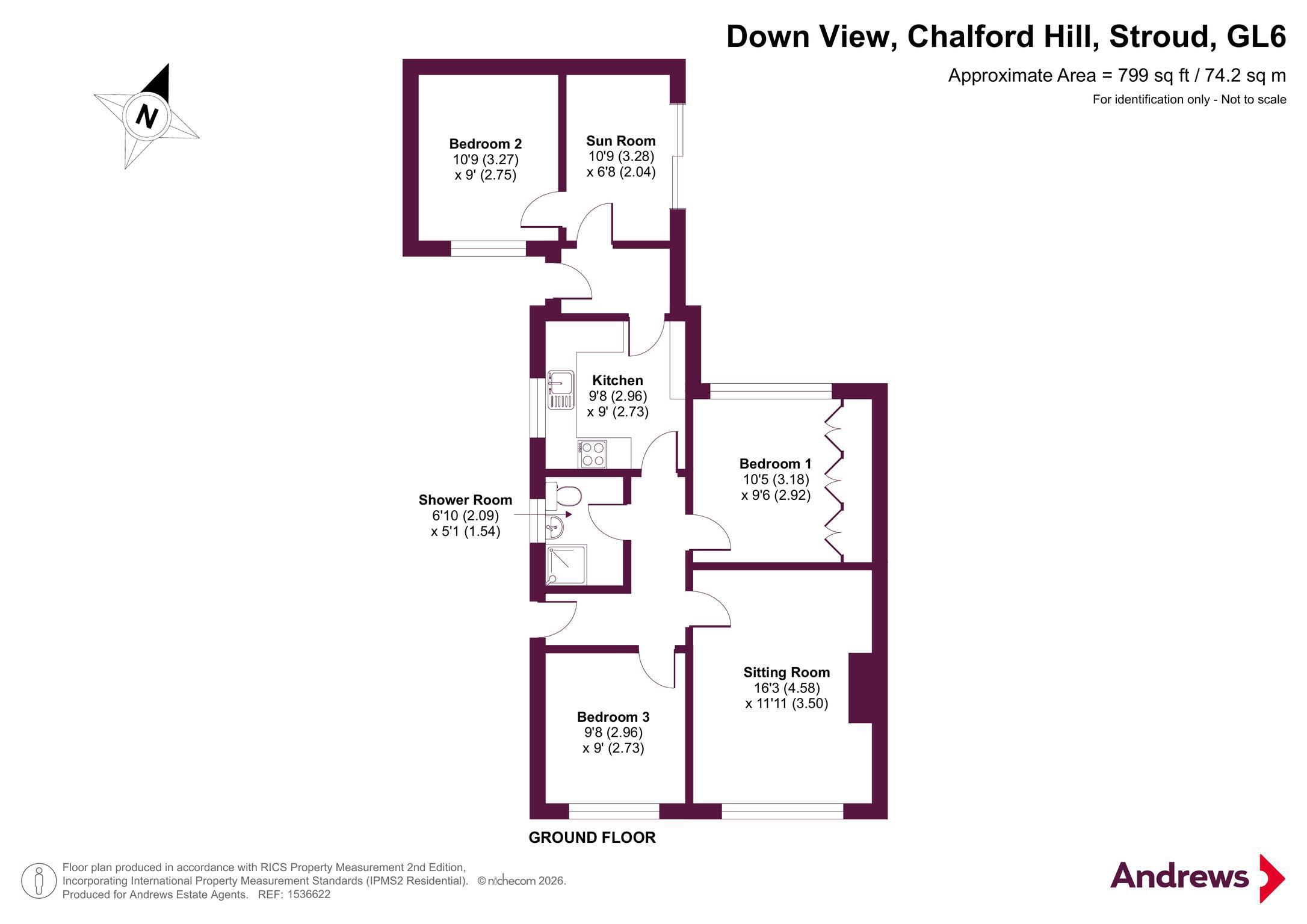 Down View, Stroud floorplan