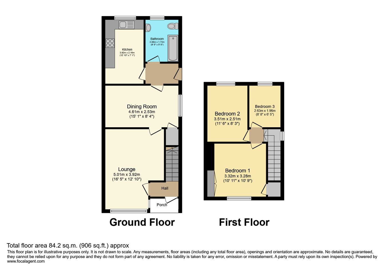 72, School Lane, Skelmersdale floorplan