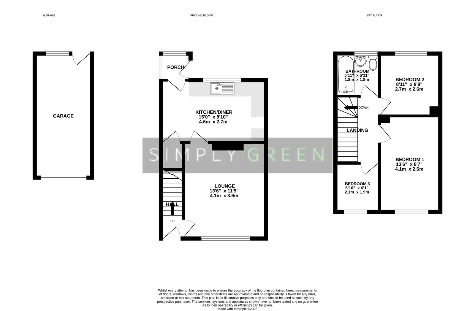 121, Oakland Road, Newton Abbot floorplan