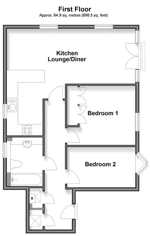 Station Approach, Horley floorplan
