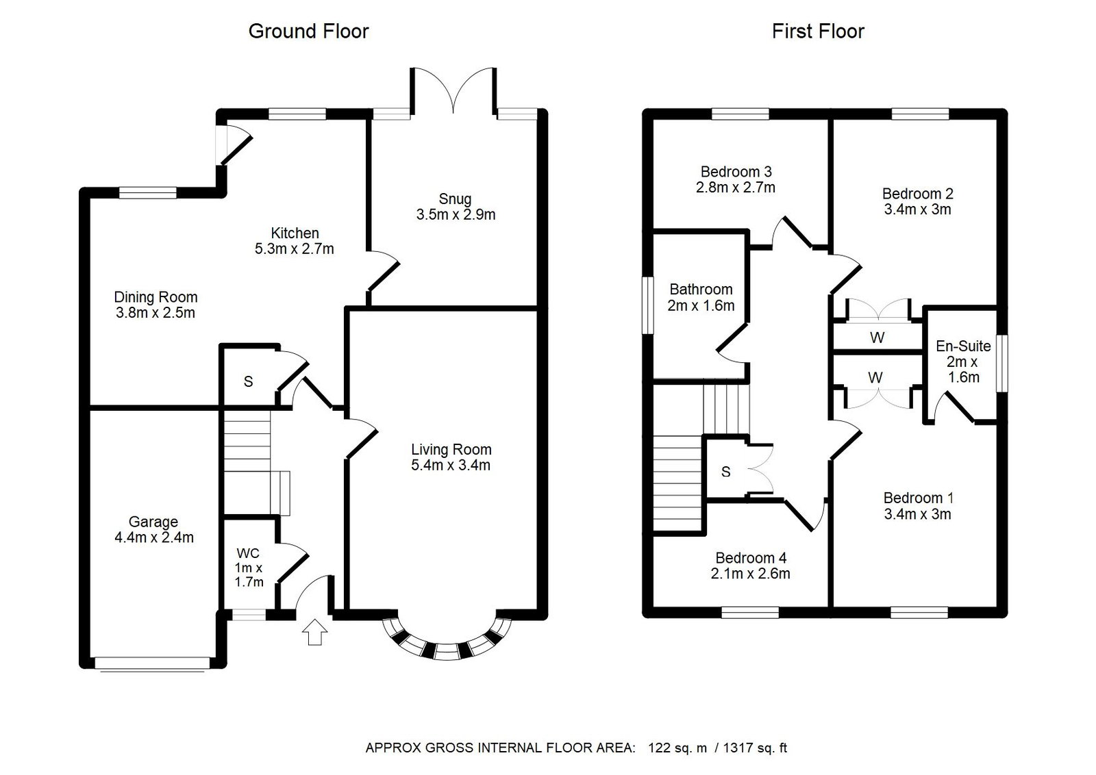 50, Grantham Drive, Bury floorplan