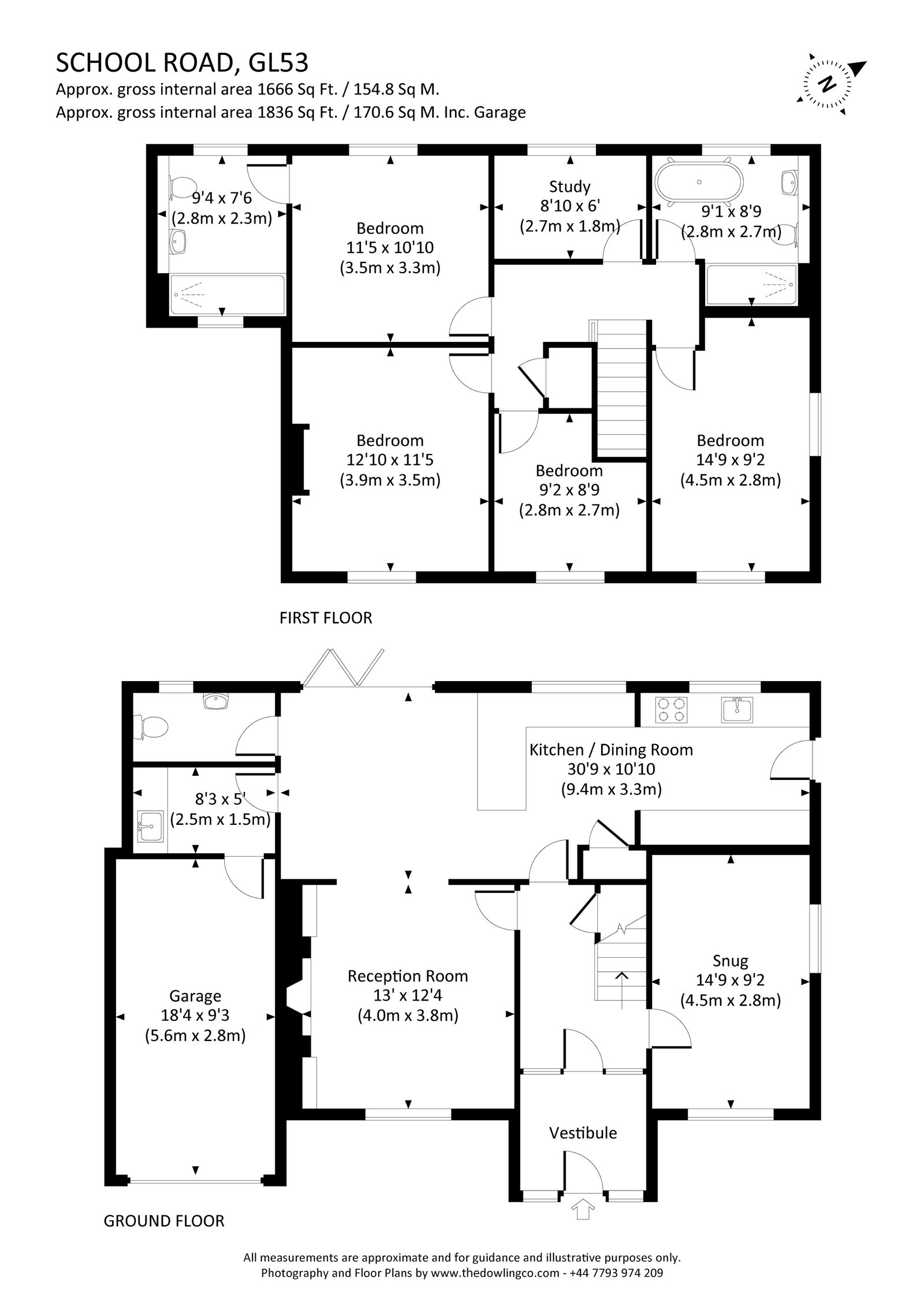 49a, School Road, Cheltenham floorplan