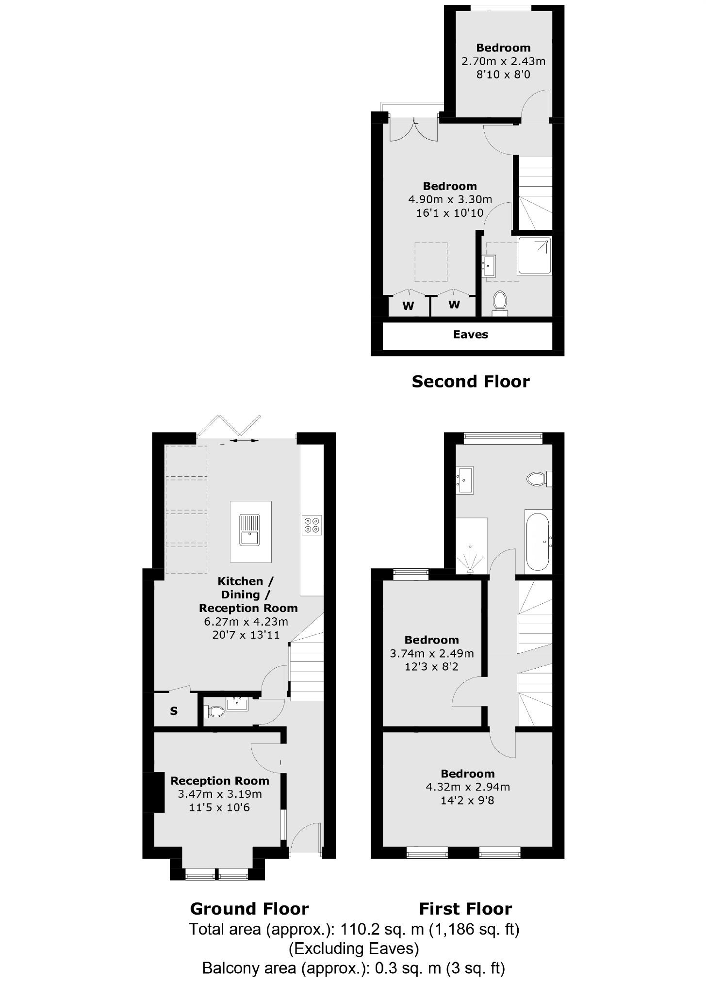 Gould Road, Twickenham TW2, 4 bedroom terraced house for sale