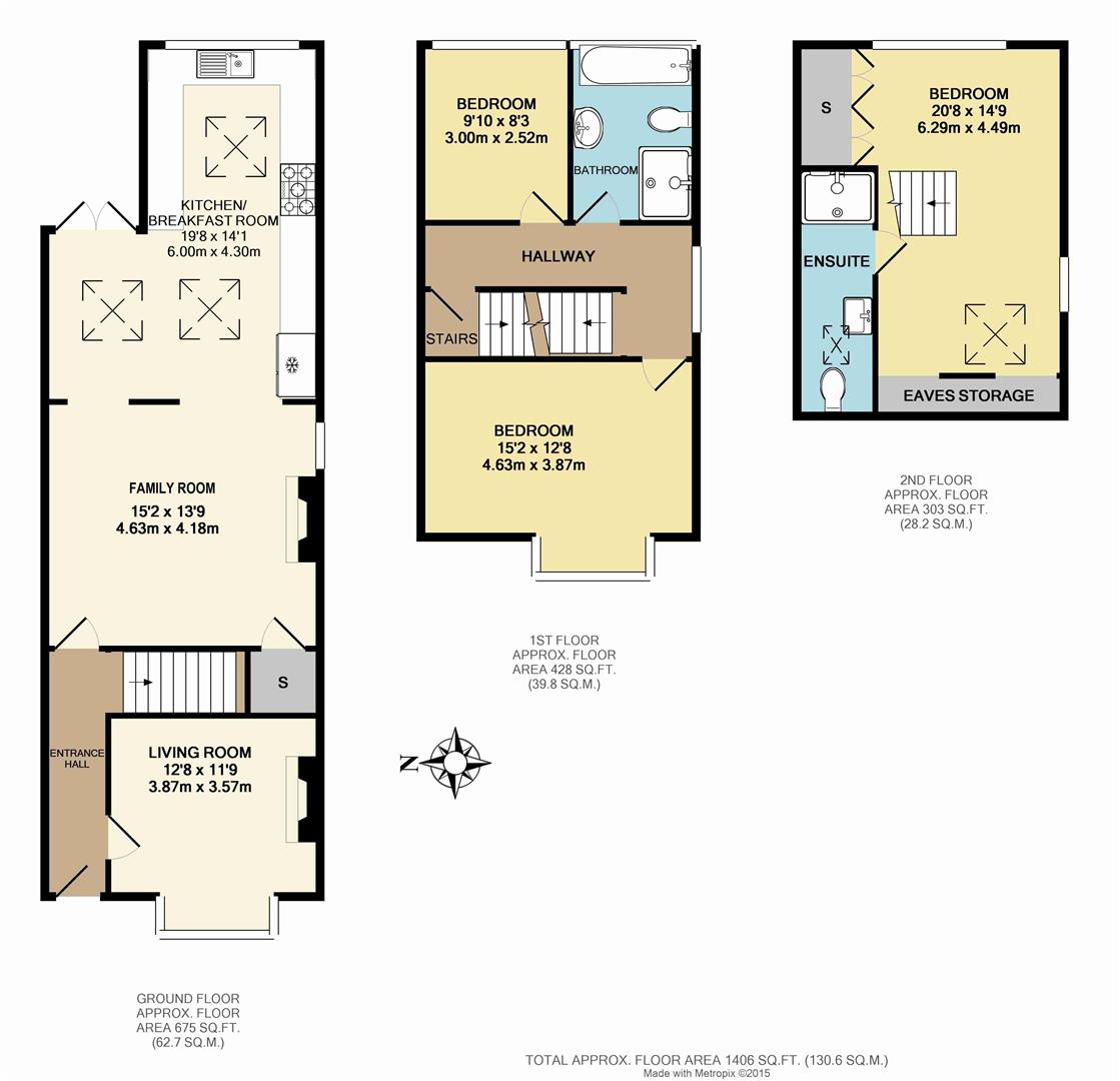 23, Grange Road, West Molesey floorplan