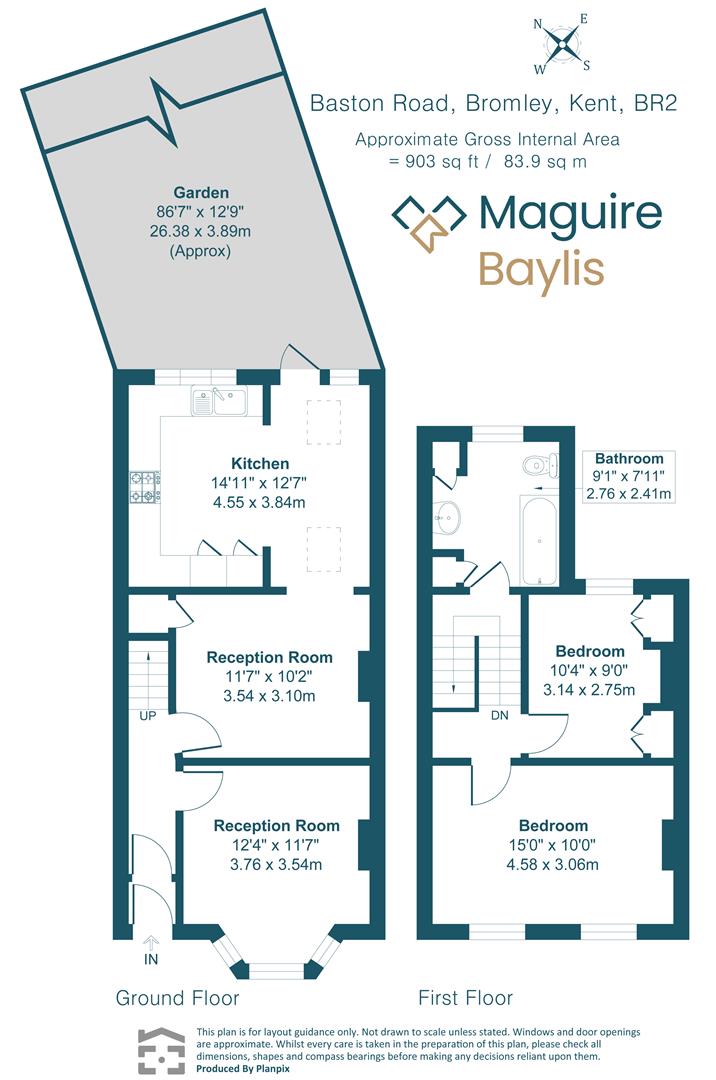 127, Baston Road, Bromley floorplan