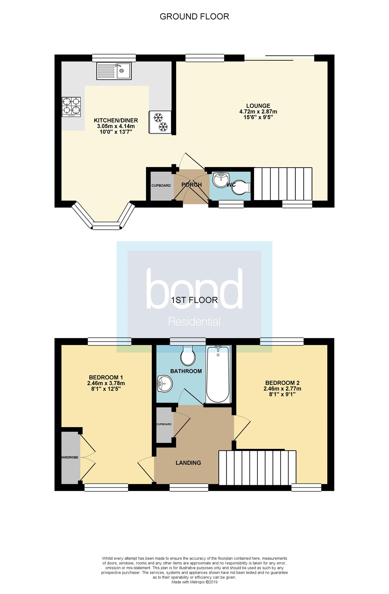 Silvester Way, Chancellor Park, Chelmsford CM2, 2 bedroom end terrace
