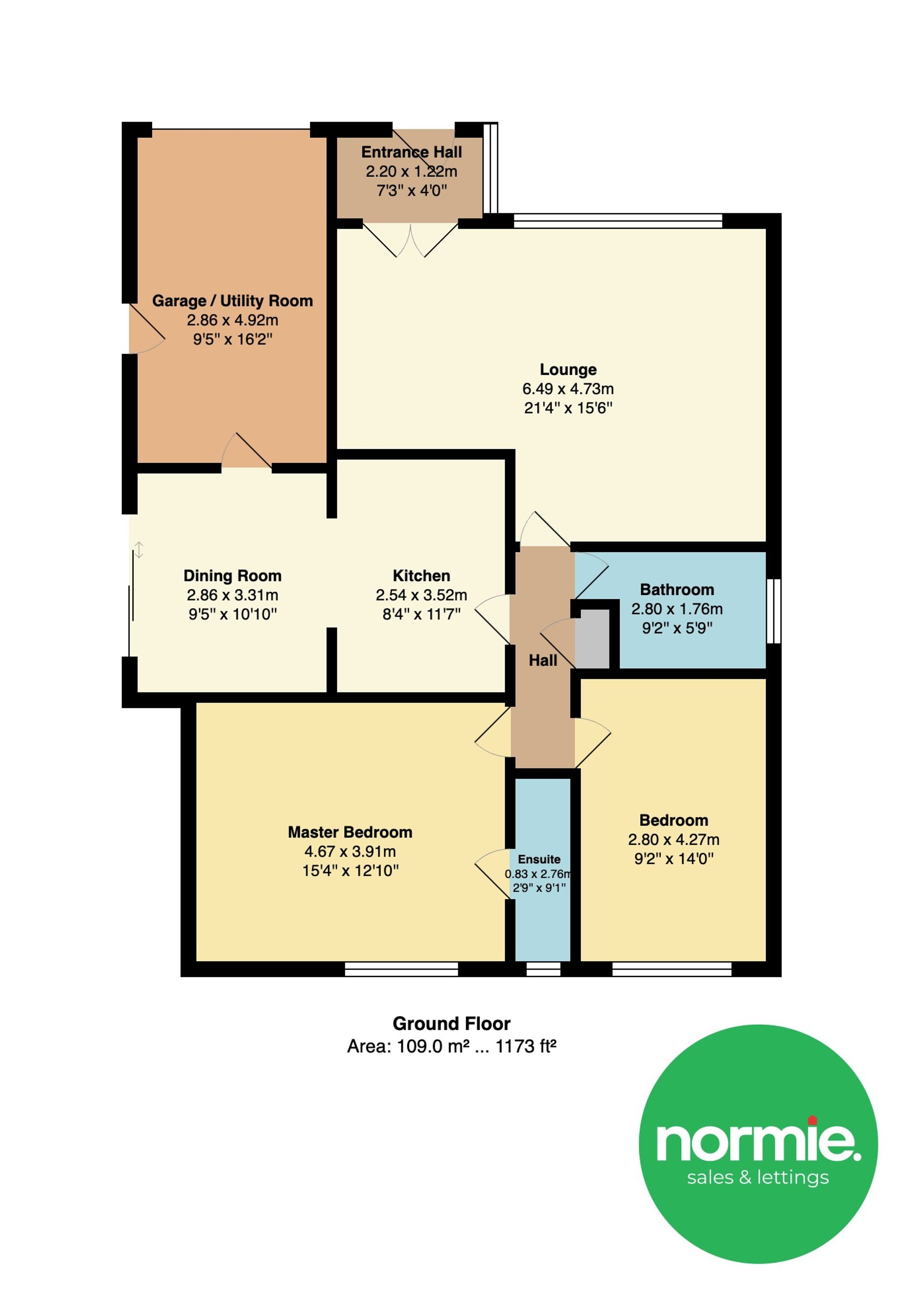 44 Oakwell Drive, Bury floorplan