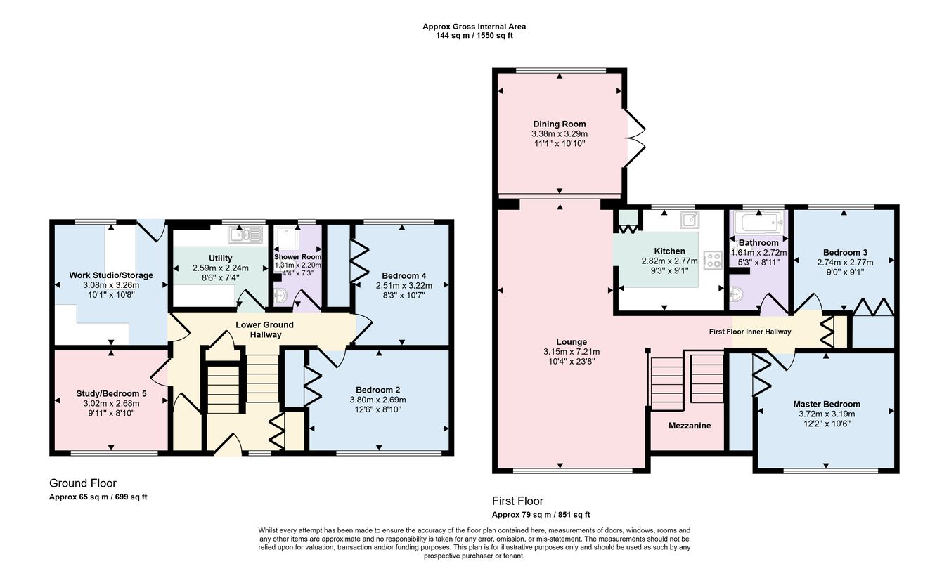 6, Valley View, Swansea floorplan