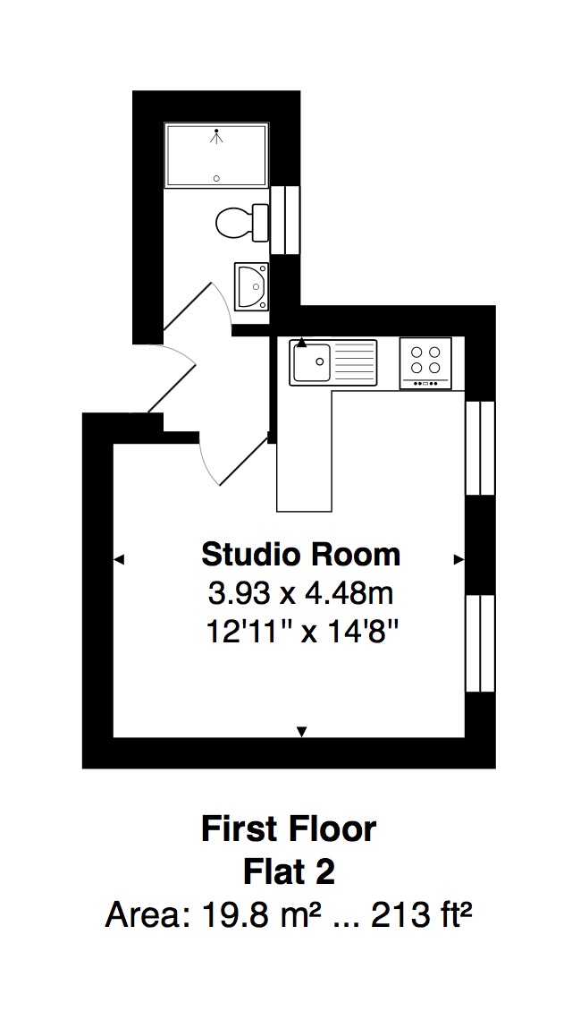 Flat 2, 40, St Georges Road, East Sussex floorplan