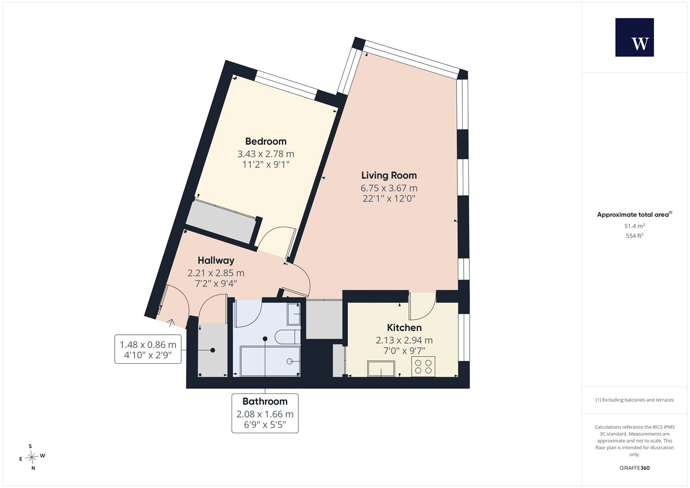 Railton Road, London floorplan