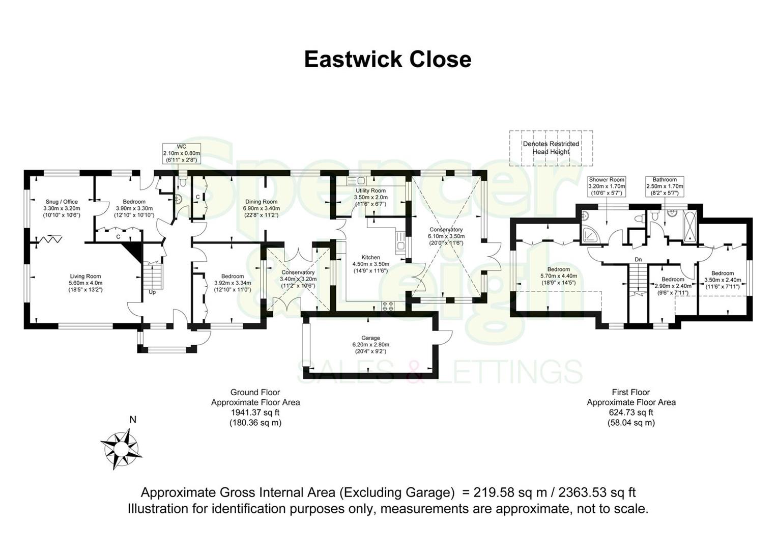 5, Eastwick Close, Brighton floorplan