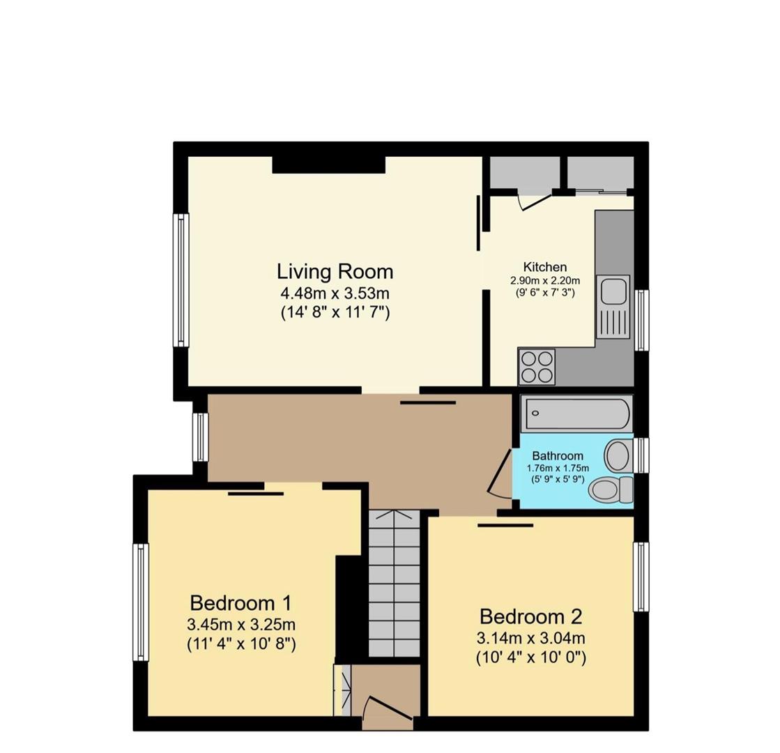 45, Citadel Place, Motherwell floorplan