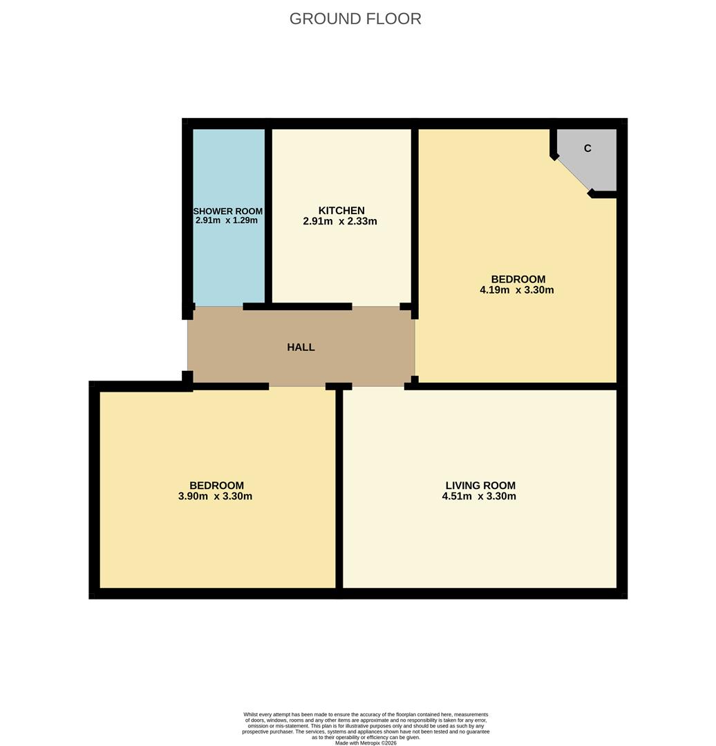 5E, Arklay Terrace, Dundee floorplan