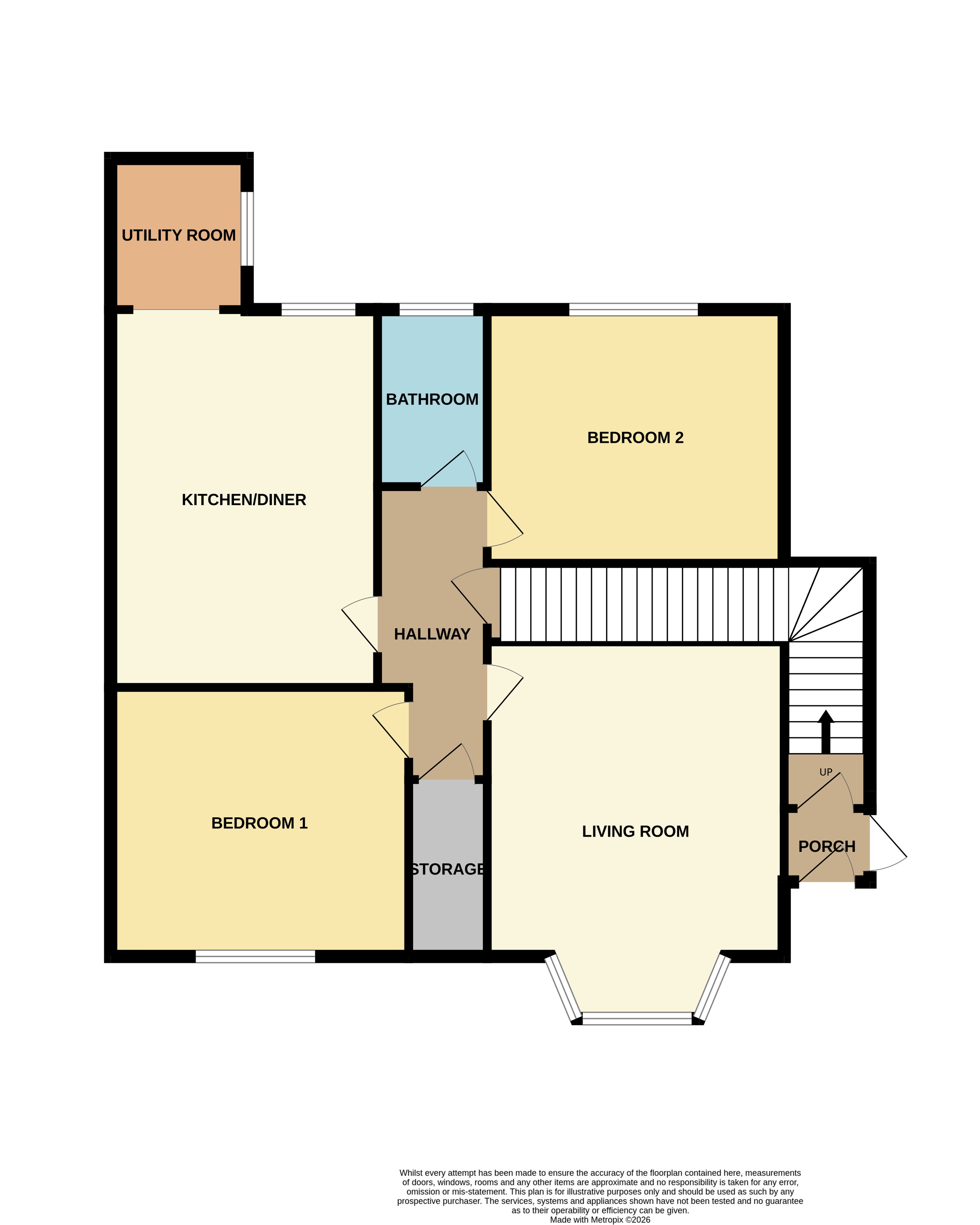 Argyle Road, Saltcoats floorplan