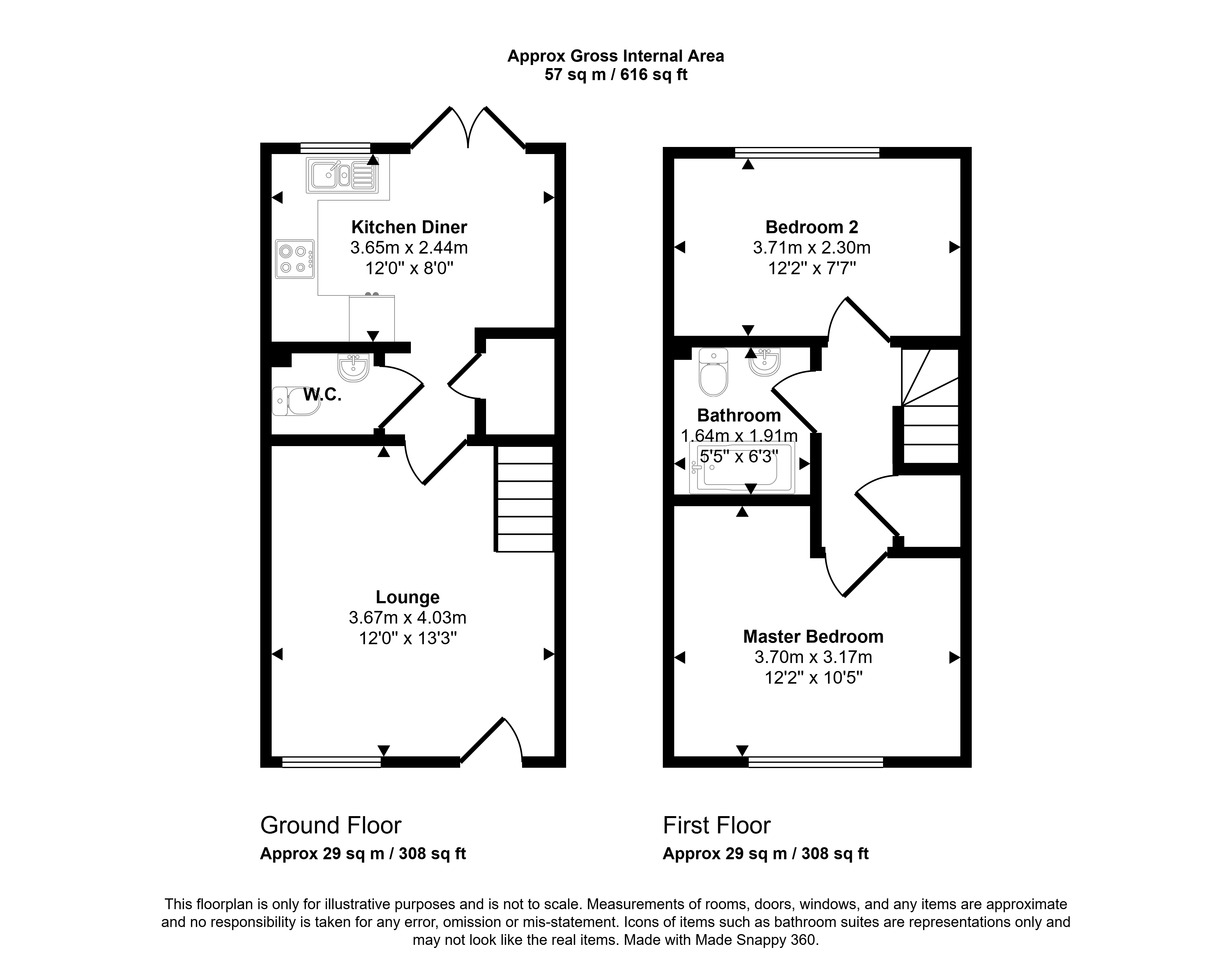 36, Dobson Street, North Shields floorplan