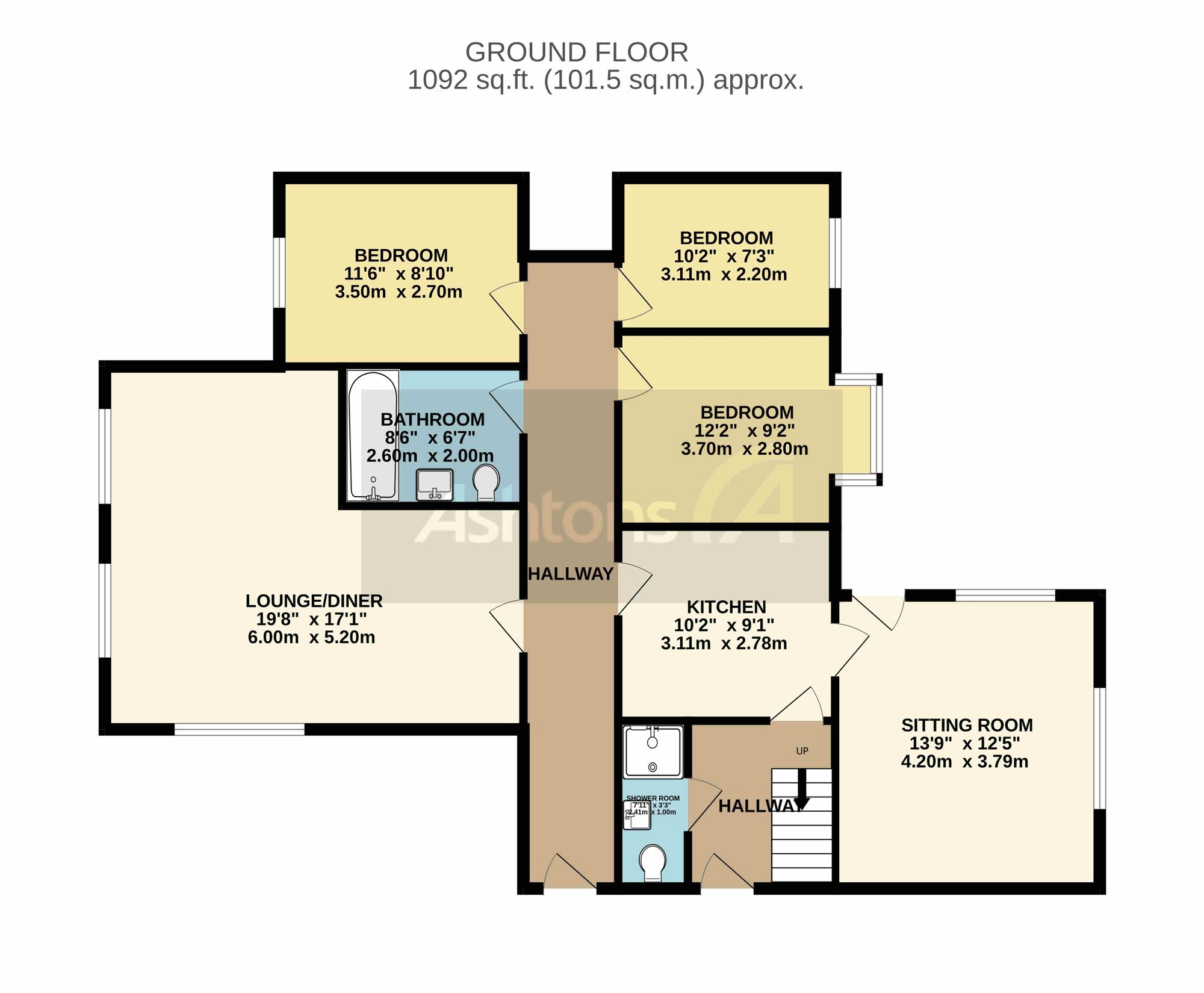 406 Warrington Road Leigh End, Warrington floorplan