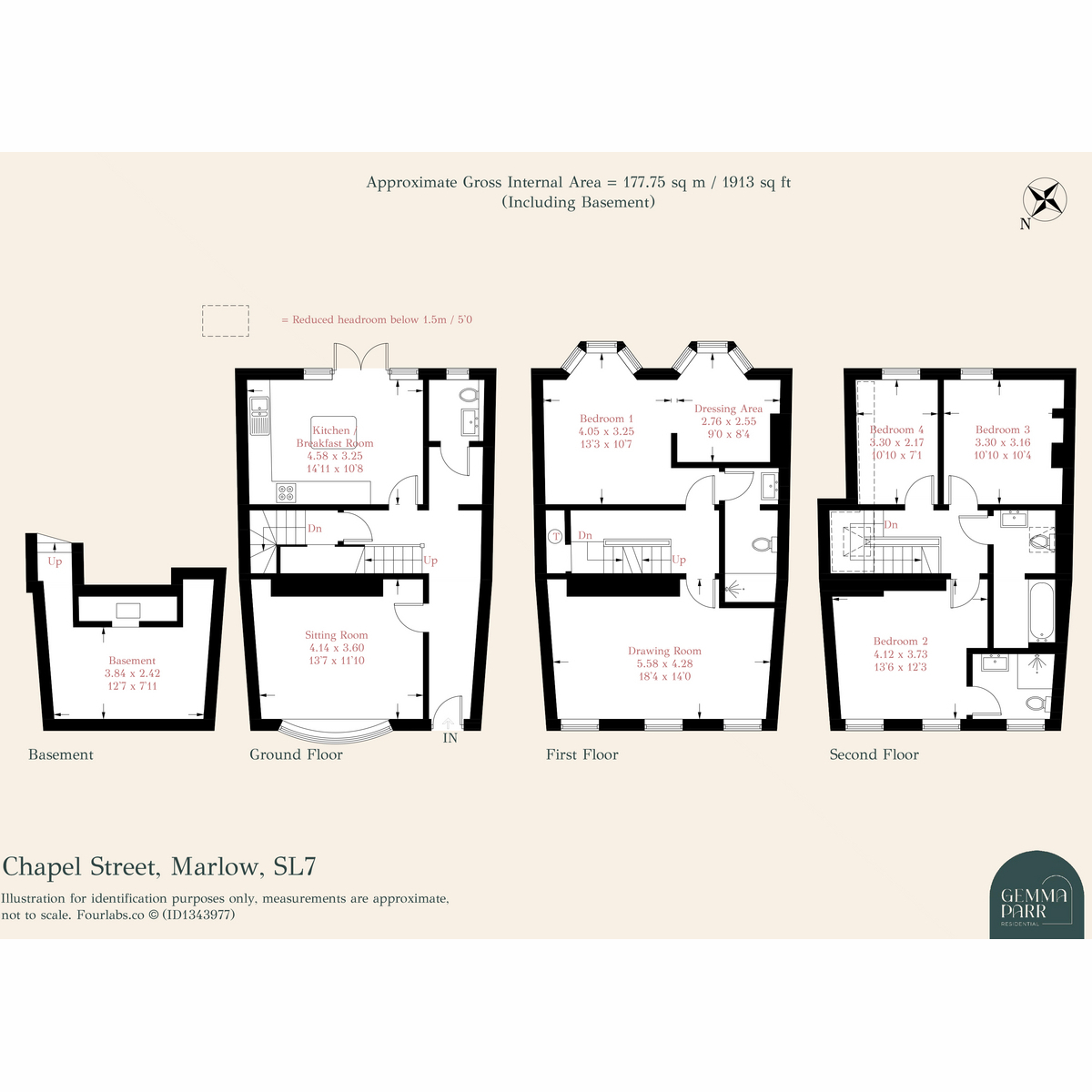 Chapel Street, Marlow floorplan