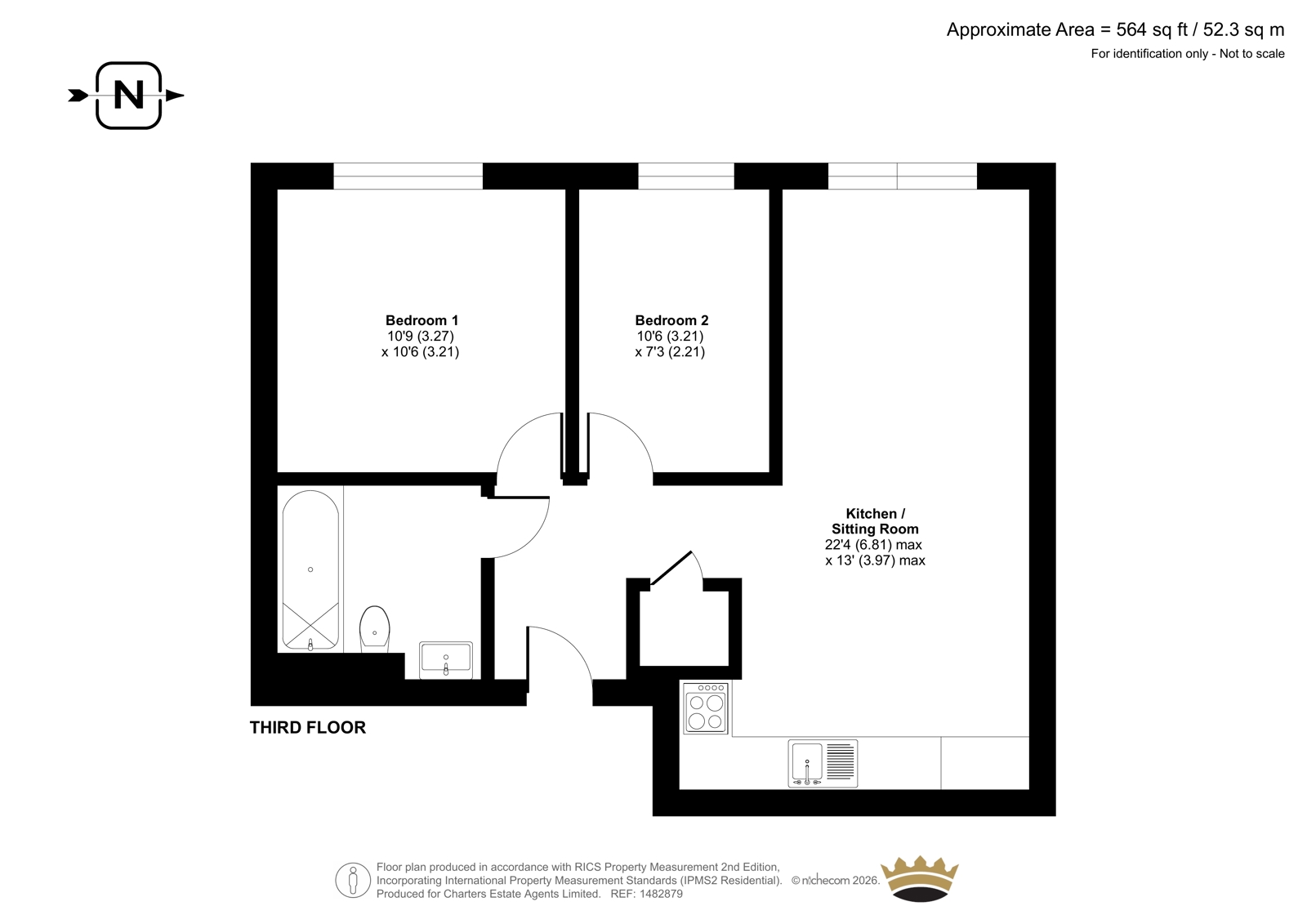 35 Portland Place, 8, Ogle Road, Hampshire floorplan
