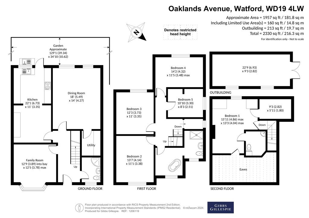 70, Oaklands Avenue, Hertfordshire floorplan