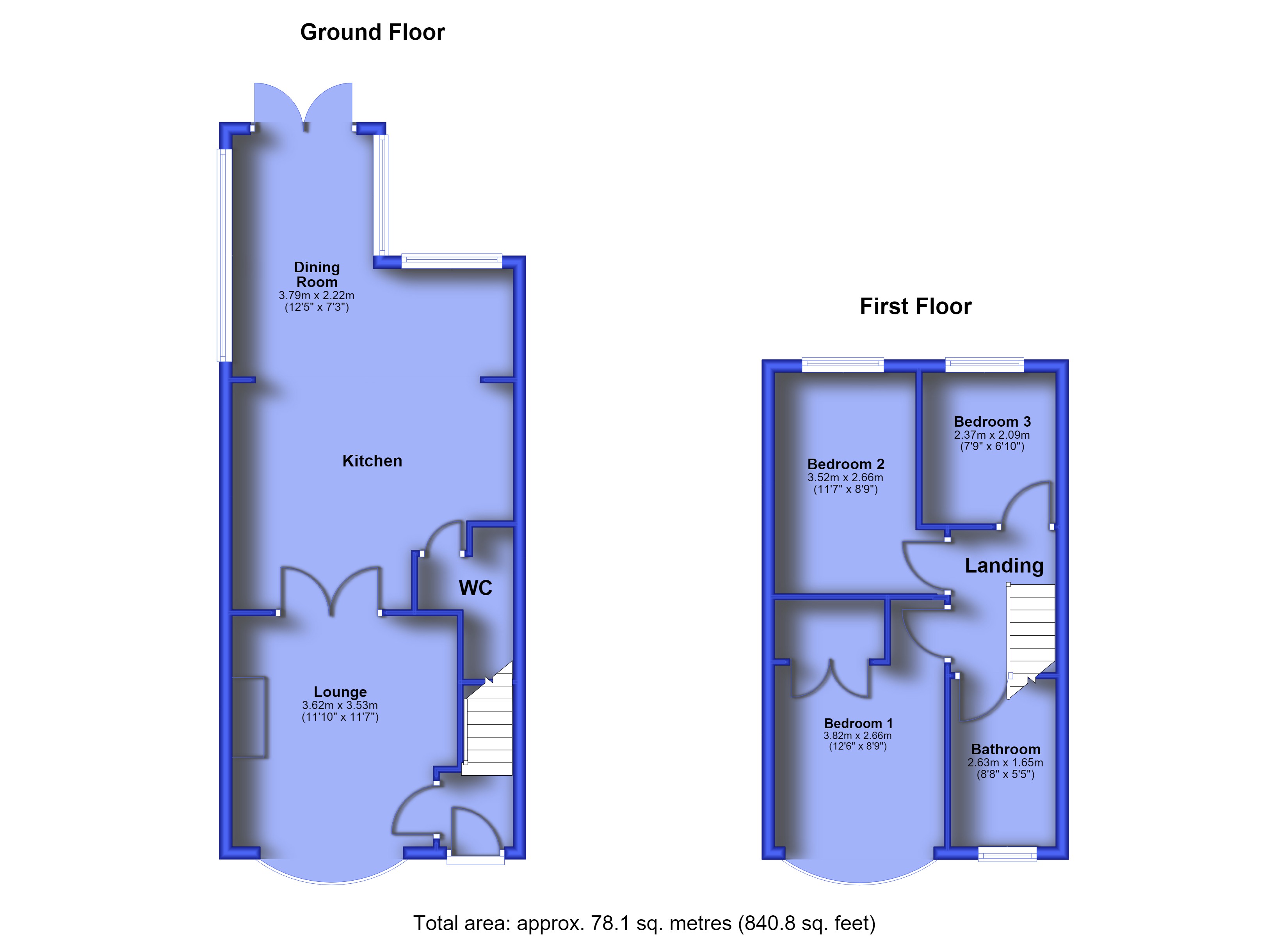 115, Kew Road, Manchester floorplan