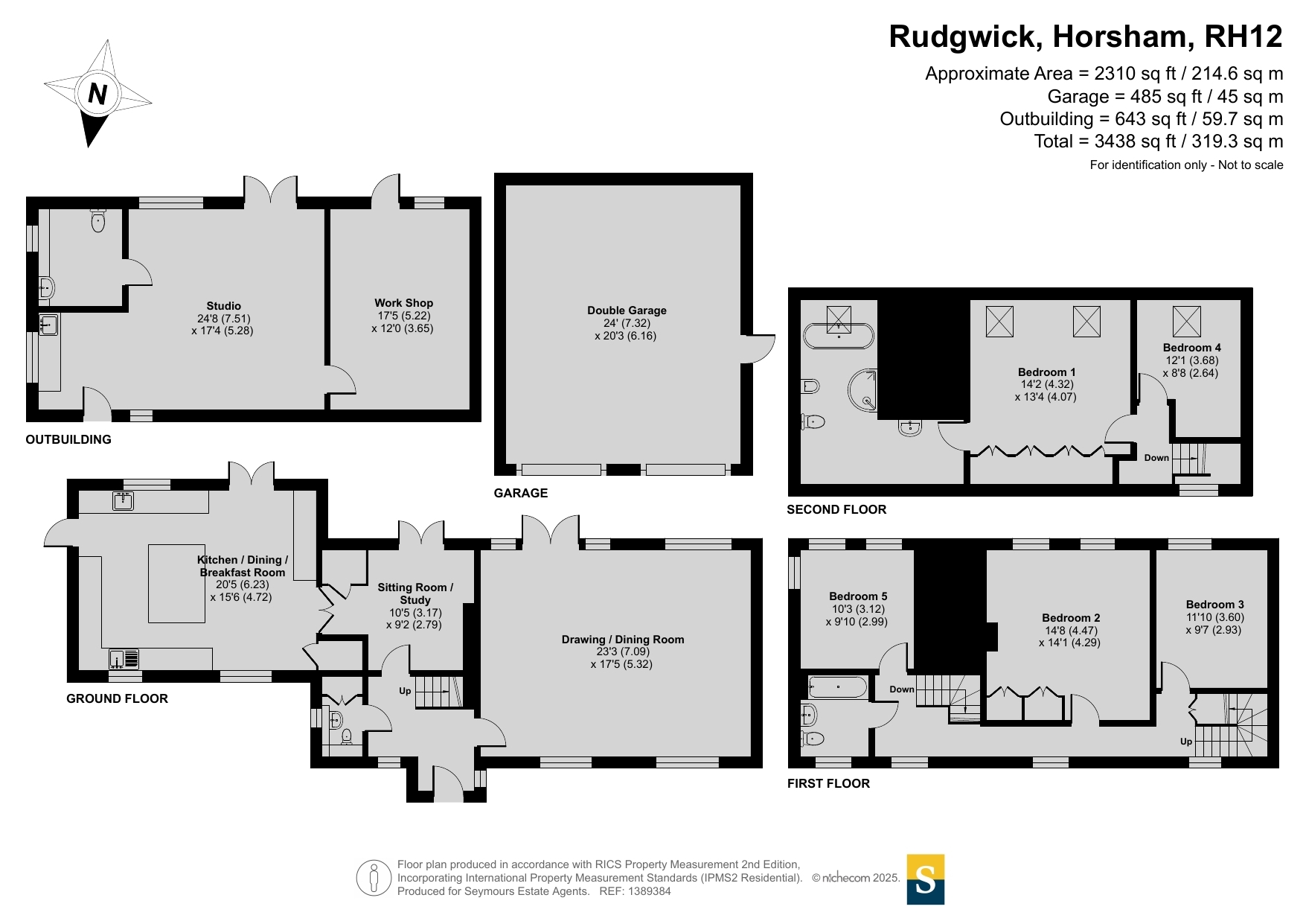 Guildford Road, Rudgwick, Horsham, West Sussex, RH12 floorplan