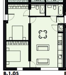 Uptown, B-1.05, Springfield Ln, Manchester floorplan
