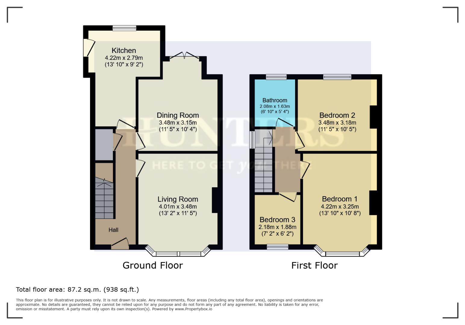 91, Old Park Road, Dudley floorplan