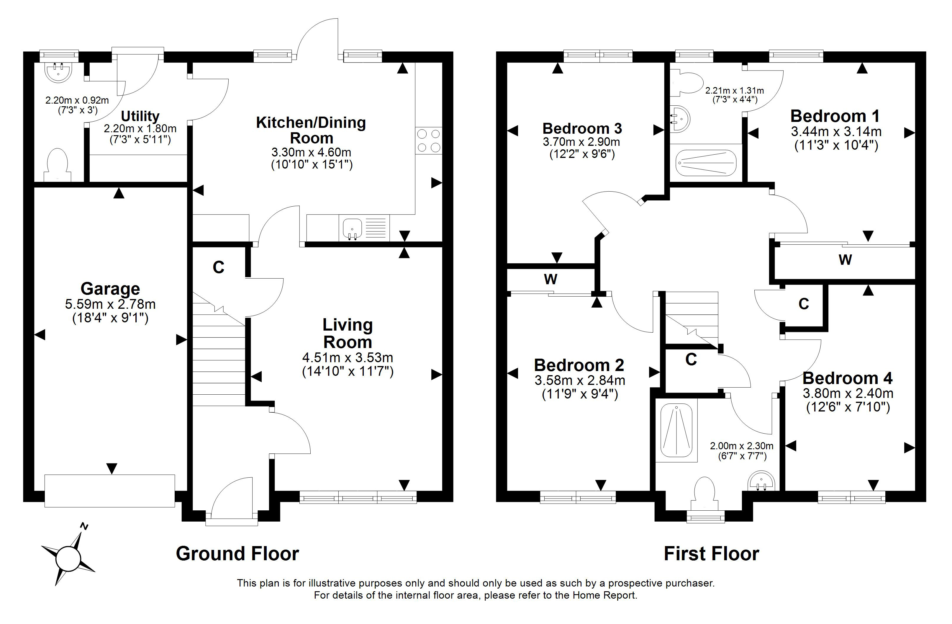 5, Benhar Road, Musselburgh floorplan