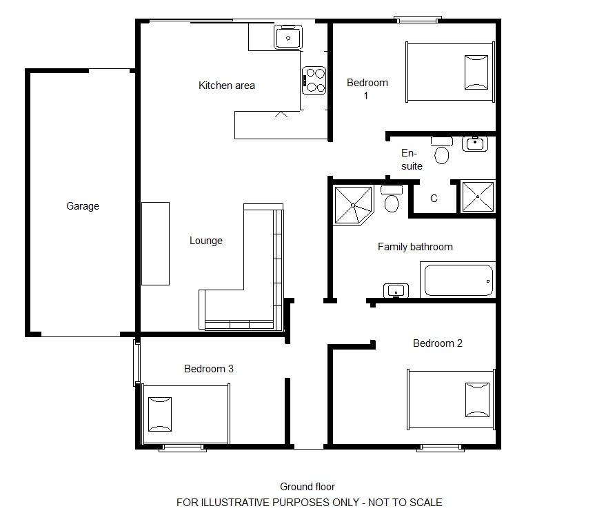 13, Cedar Way, Bideford floorplan
